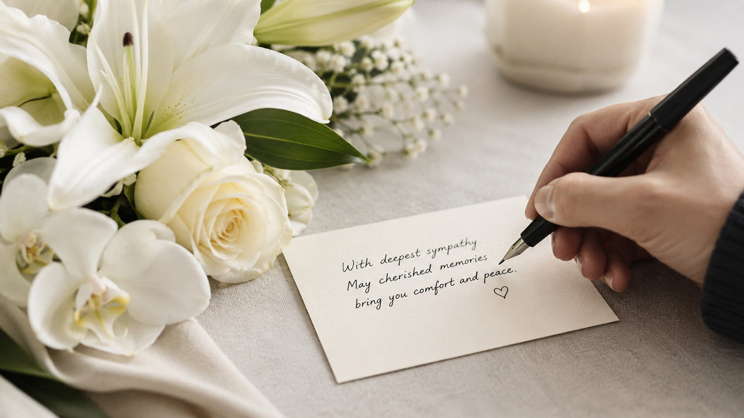 Condolence Flower Messages