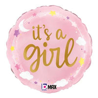 18" Baby Girl  Balloon [Assorted Design]