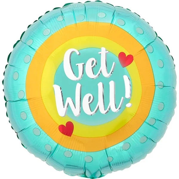 18" Get Well Balloon ( Assorted Design)