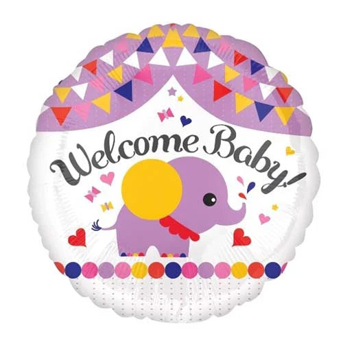 18" Welcome Baby Balloon (Assorted Design)