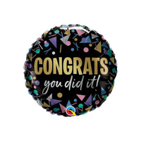 18" Congrats You Did It Balloon