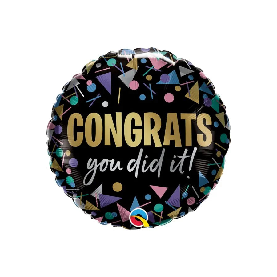 18" Congrats You Did It Balloon