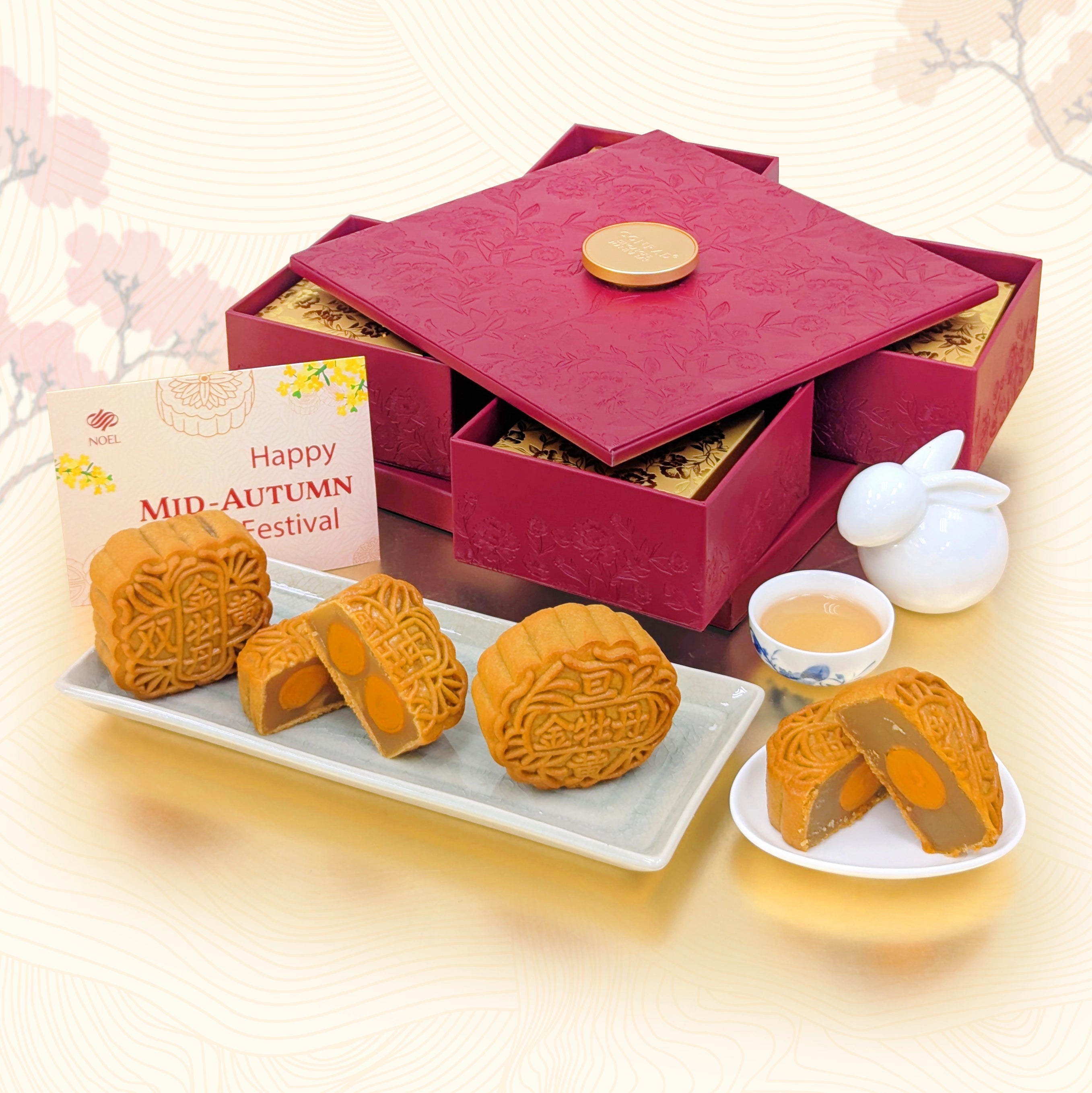Conrad Singapore Marina Bay Traditional Baked Mooncake Selection – 4pcs