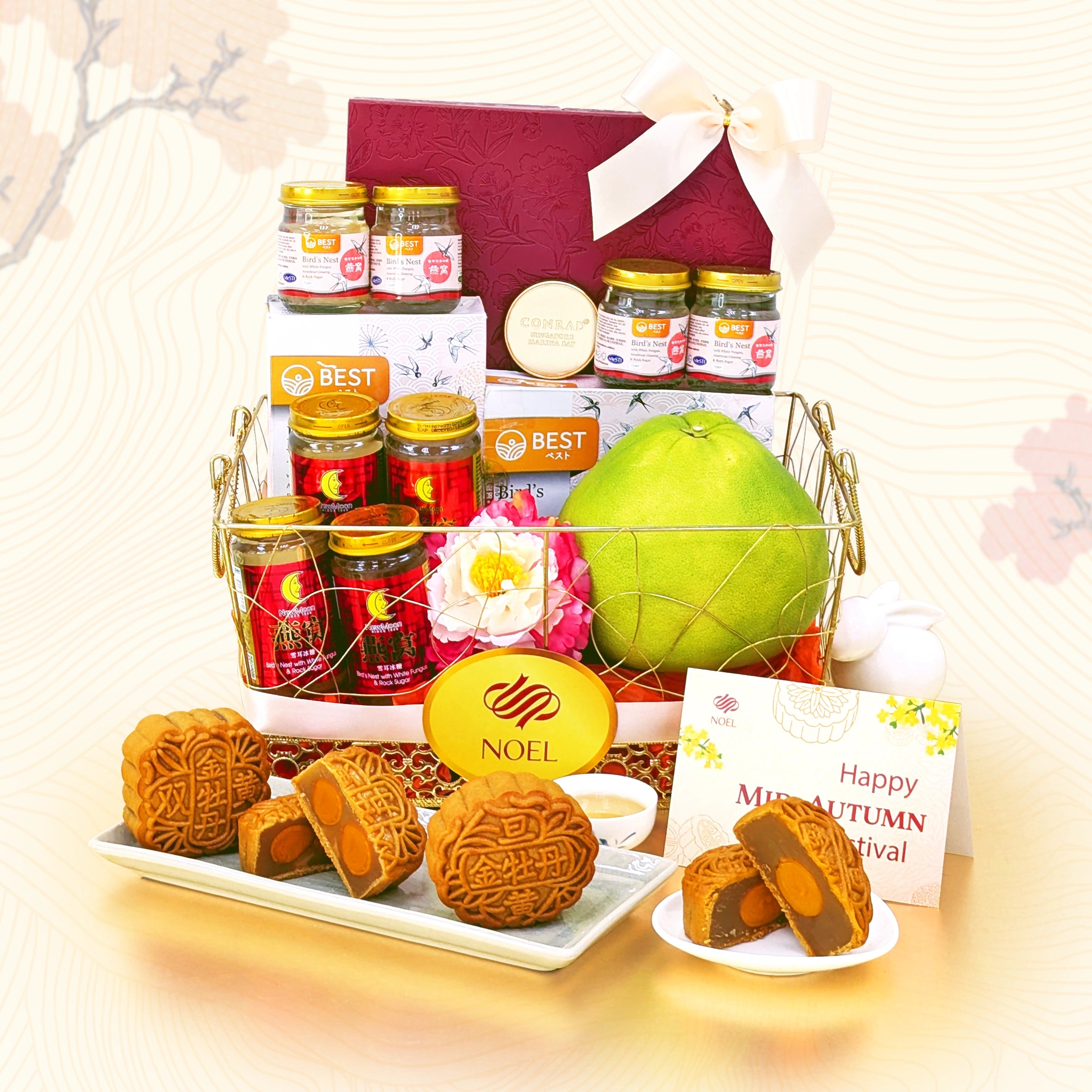 Moonlight Harvest Mid-Autumn Gift Hamper – Conrad Mooncakes & Bird's Nest
