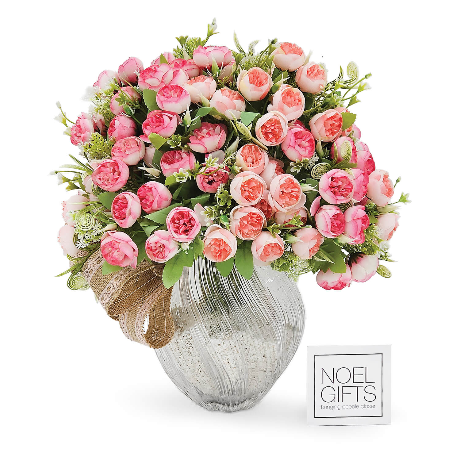 Rosette Glow Artificial Florals