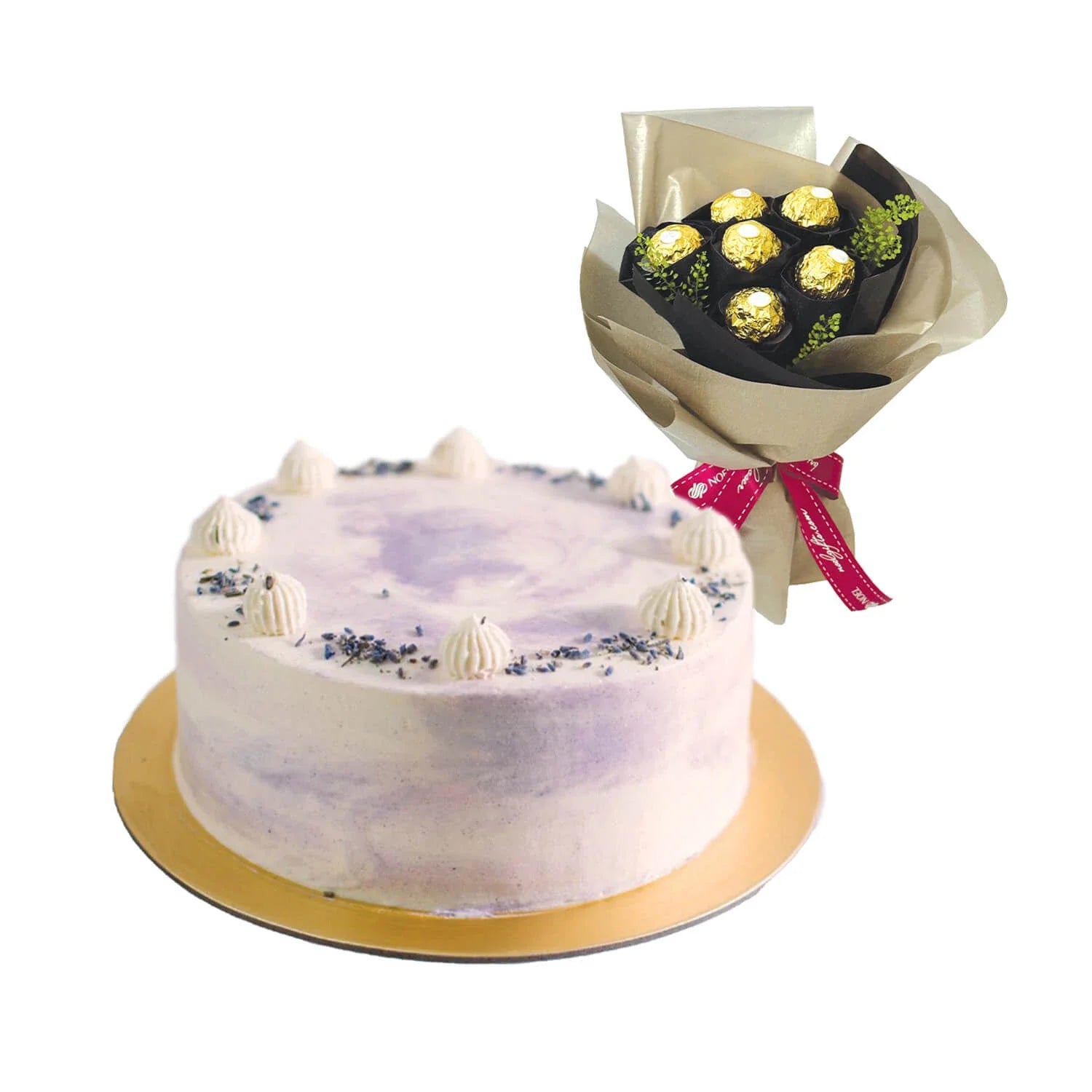 Edith Patisserie Earl Grey Lavender Birthday Cake Ferrero Rocher Bouquet