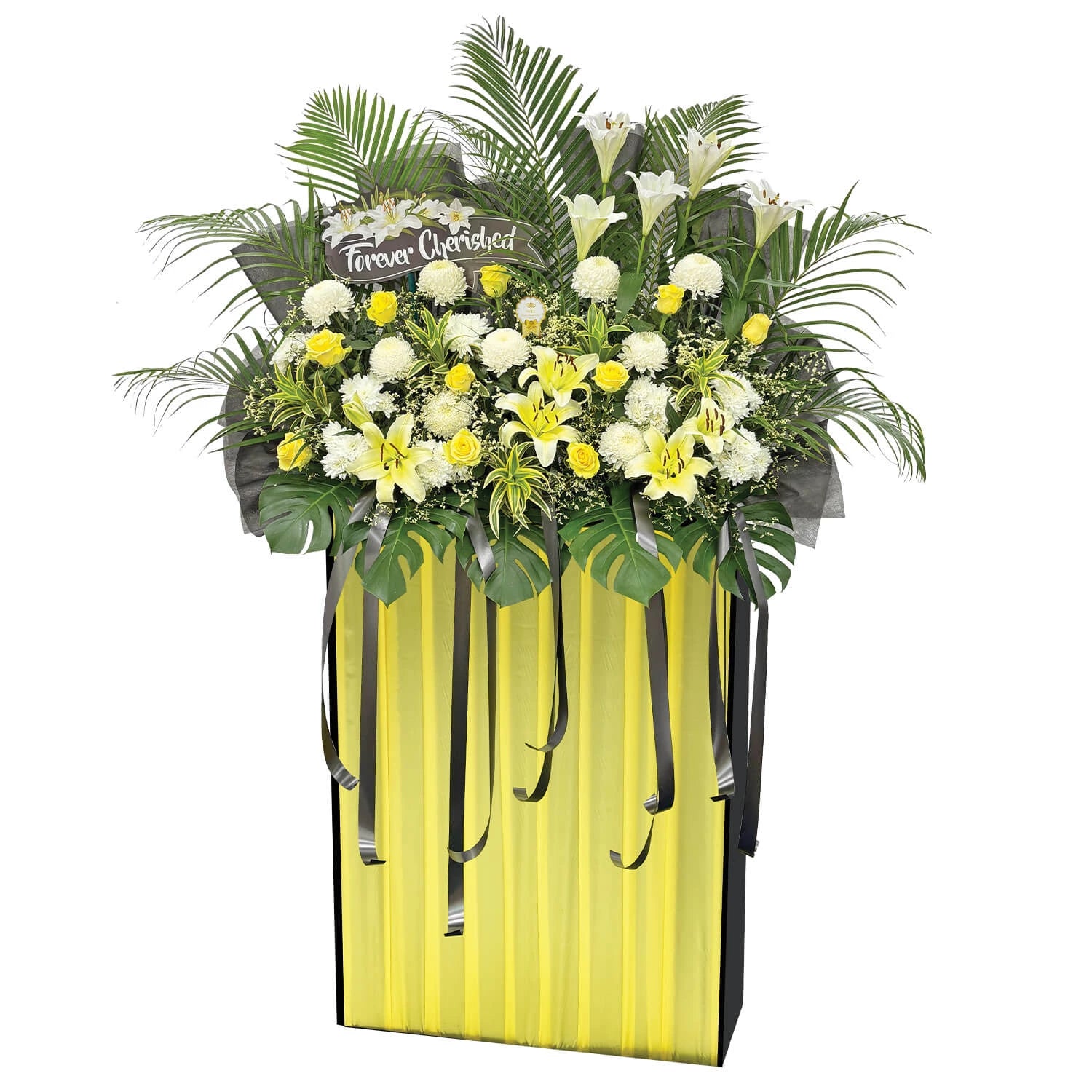 Rays of Memory Condolence Flower Arrangement (H: 2.3m)