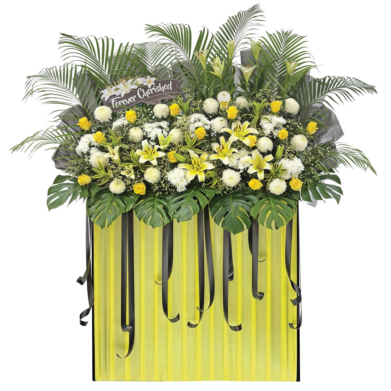 Rays of Memory Condolence Flower Arrangement (H: 2.4m)