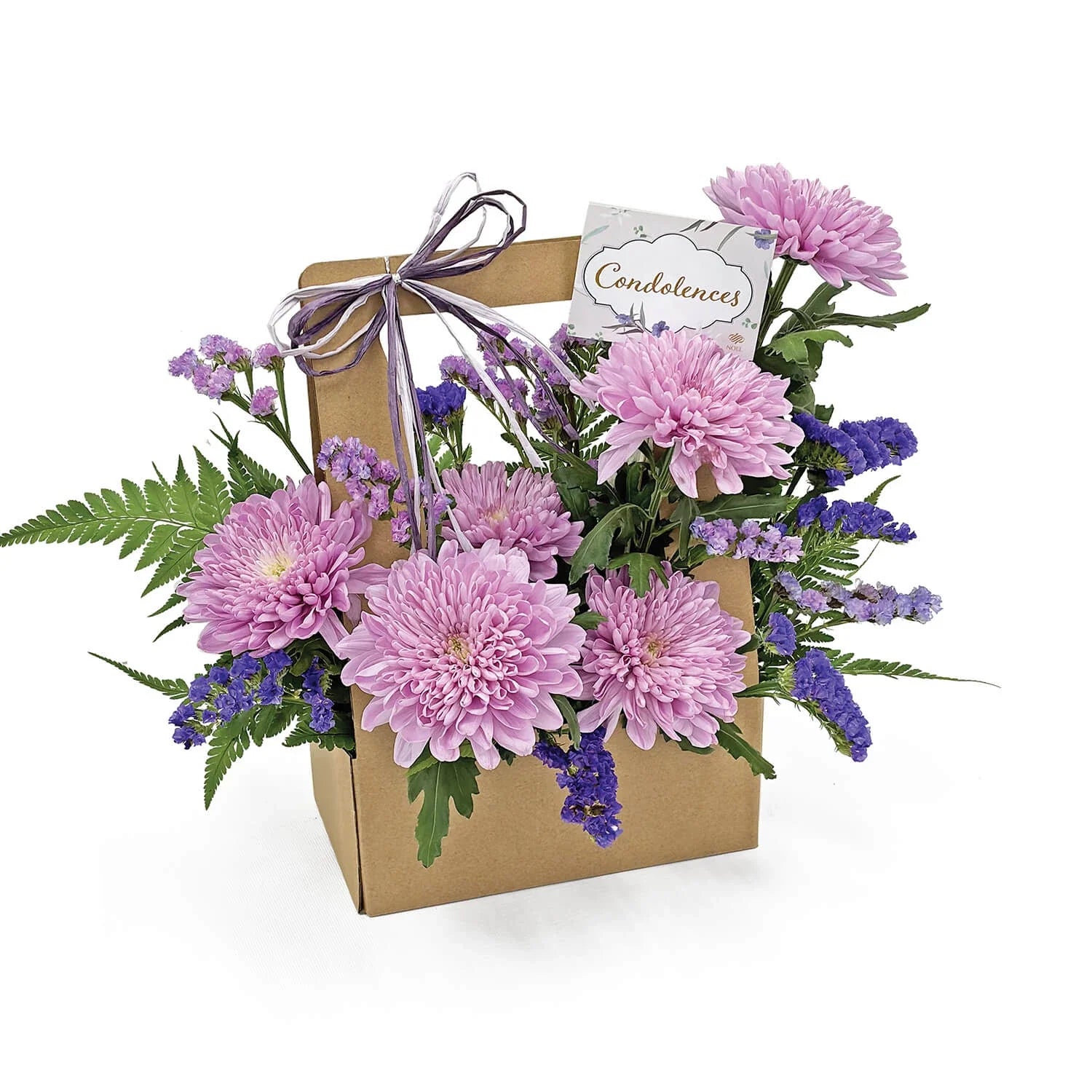 Violet Quiet Condolence Flowers