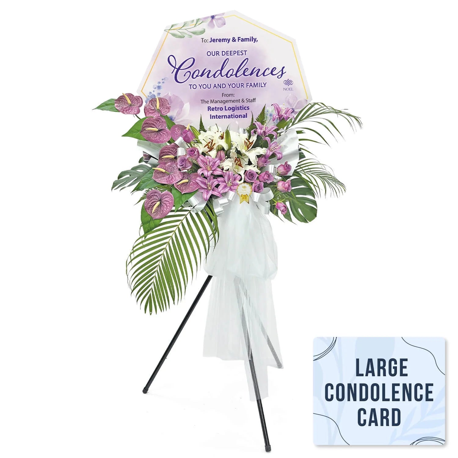 Great Comfort Condolence Flower Arrangement