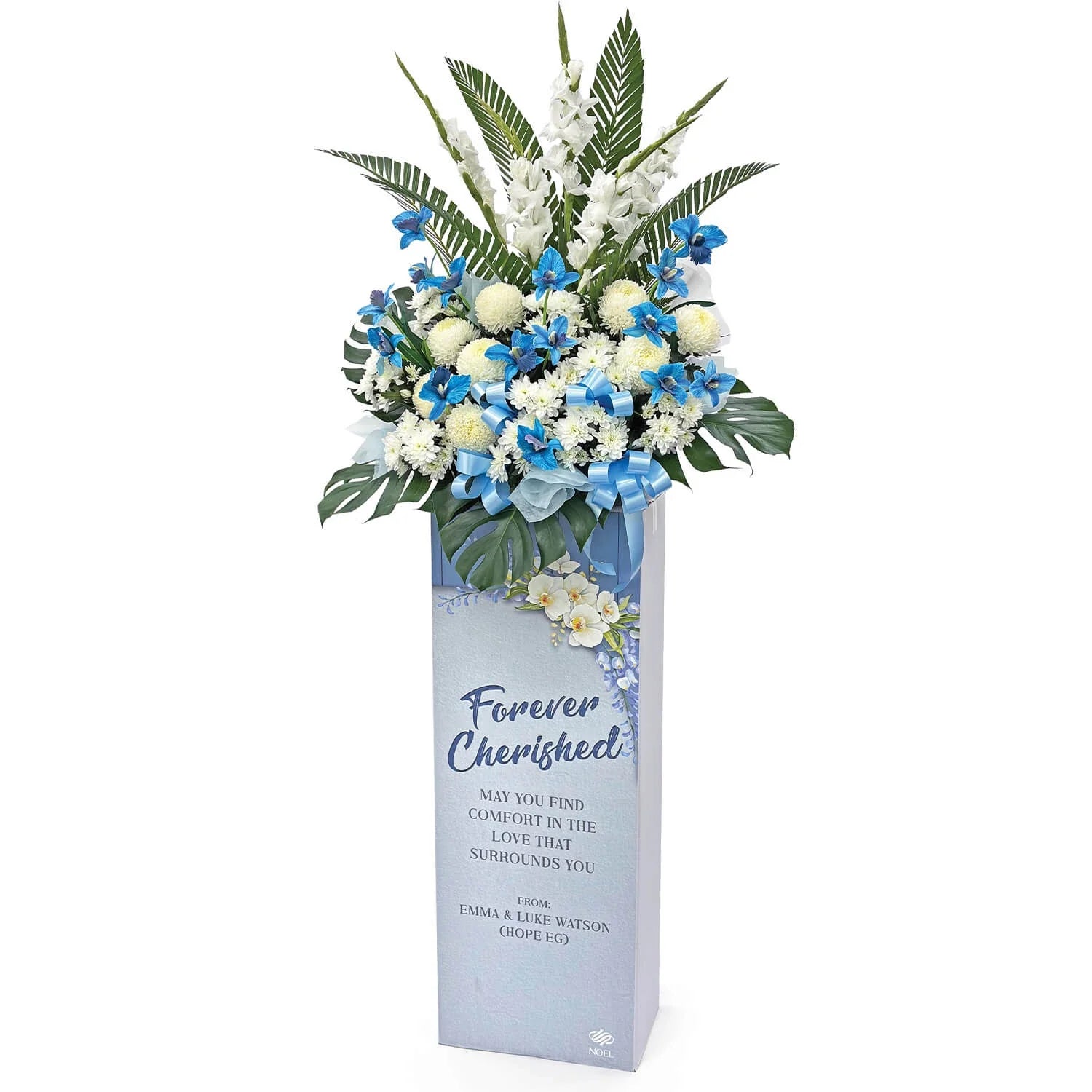 Morning Peace Condolence Flower Arrangement