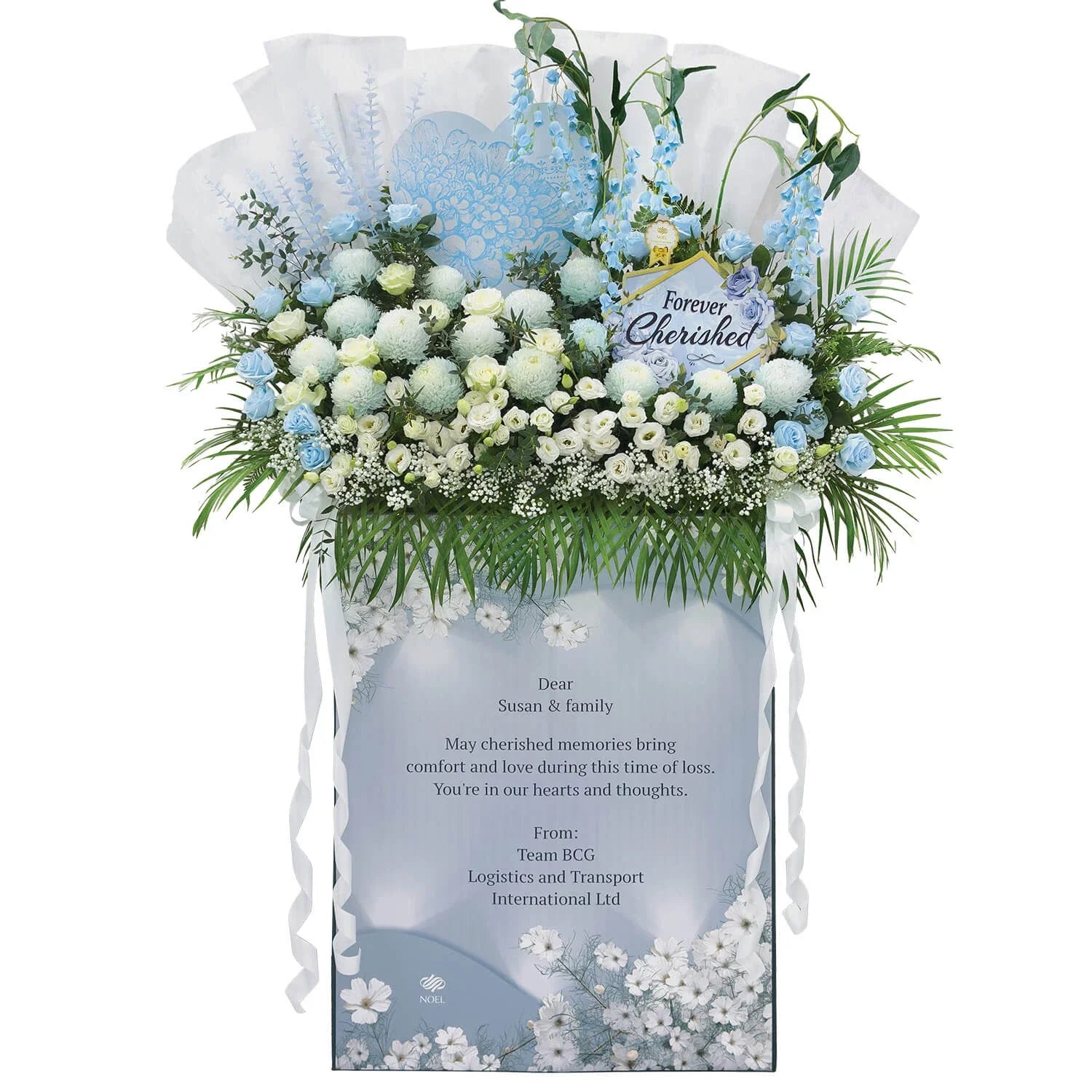 Eternal Remembrance Condolence Flower Arrangement