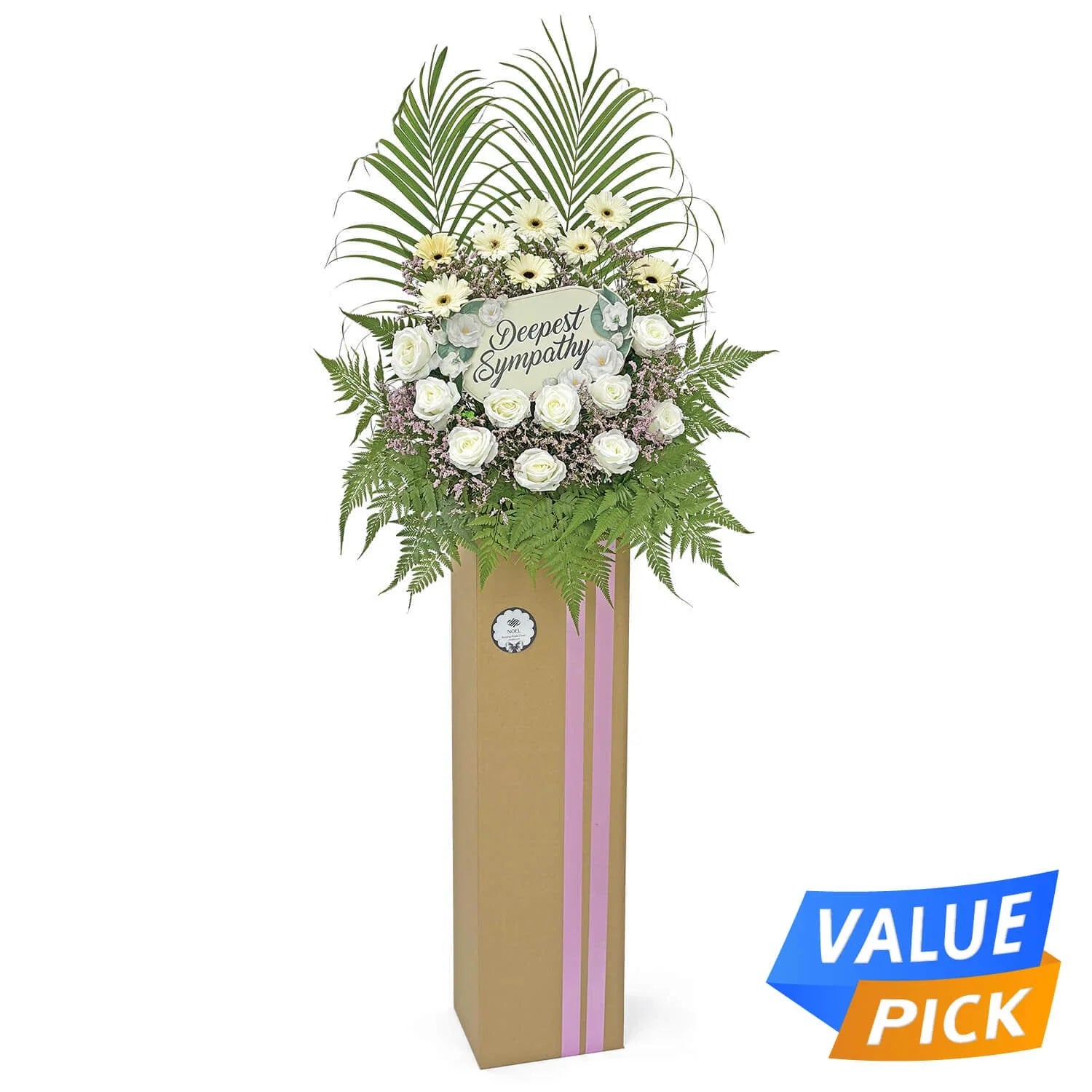 Valuable Devotion Condolence Flower Arrangement