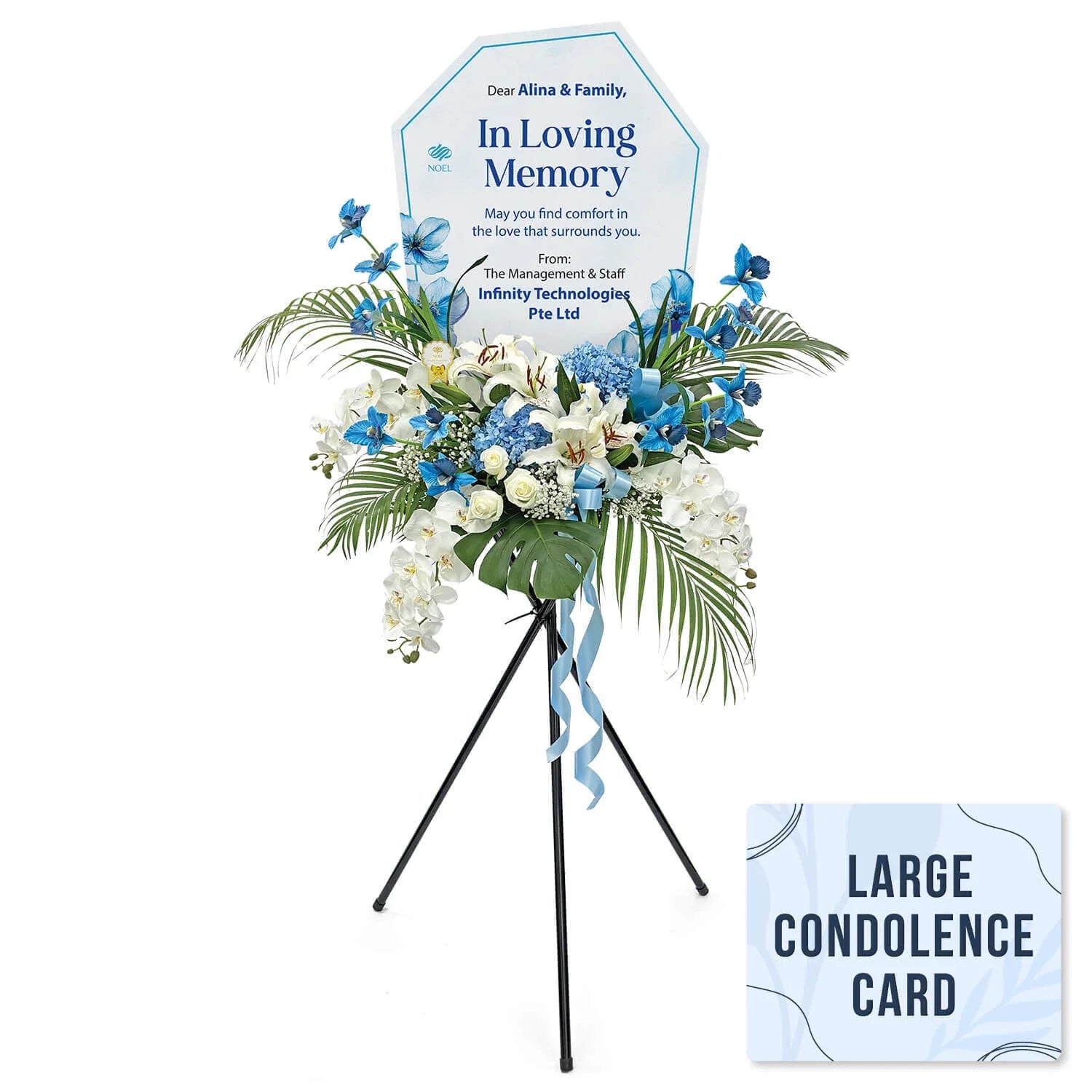 Great Serenity Condolence Flower Arrangement