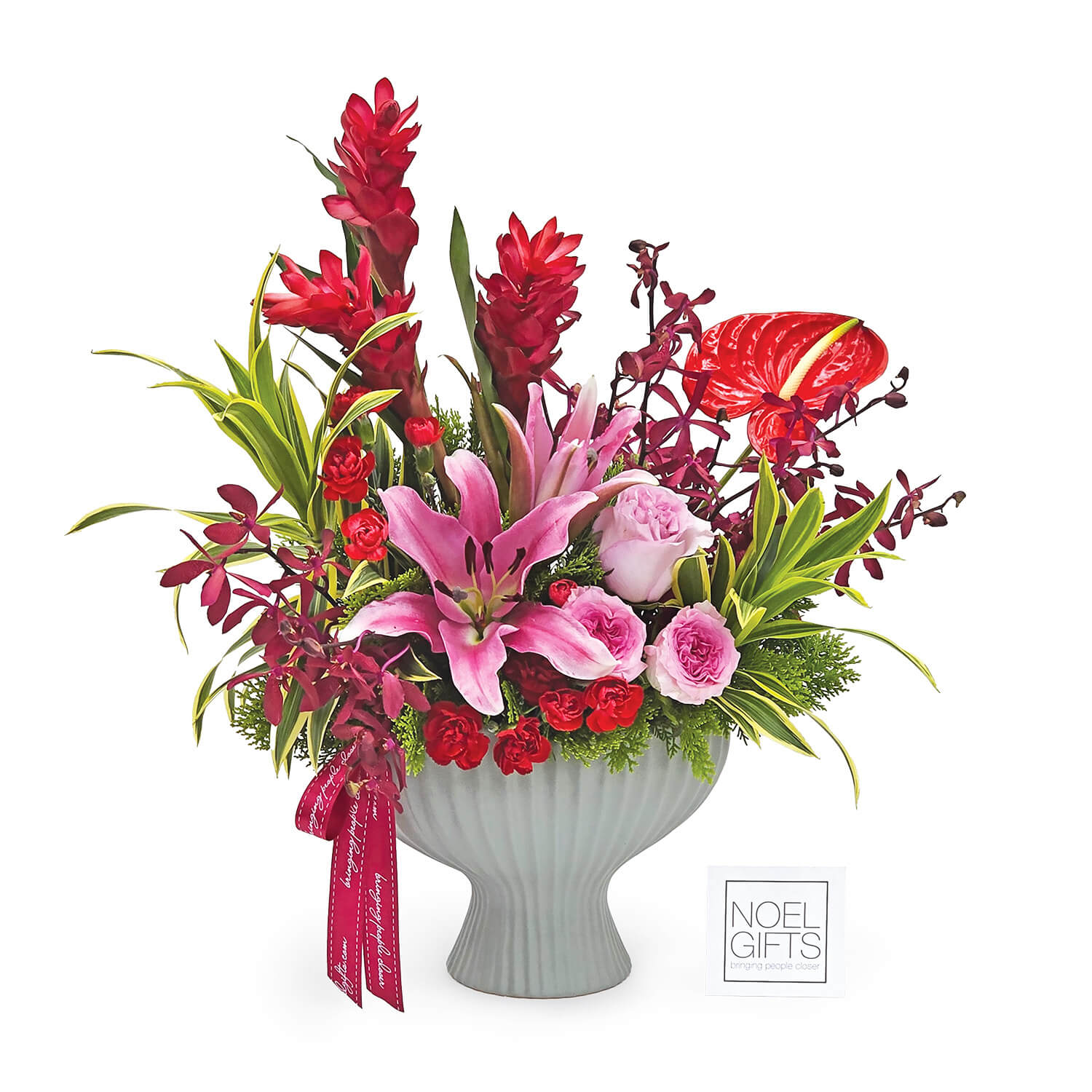 Amber Majesty Table Florals