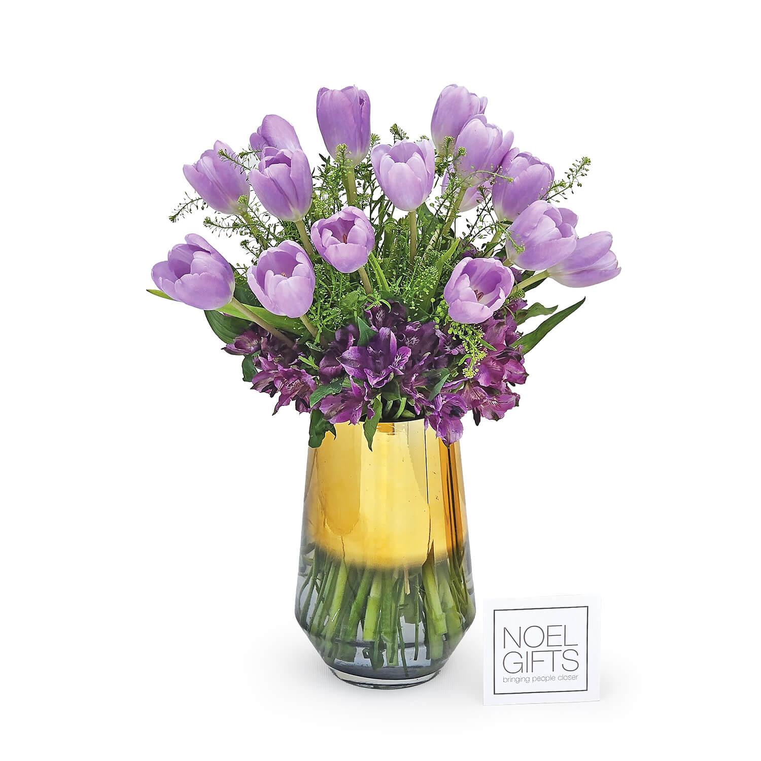 Amethyst Serenade Table Florals - Purple