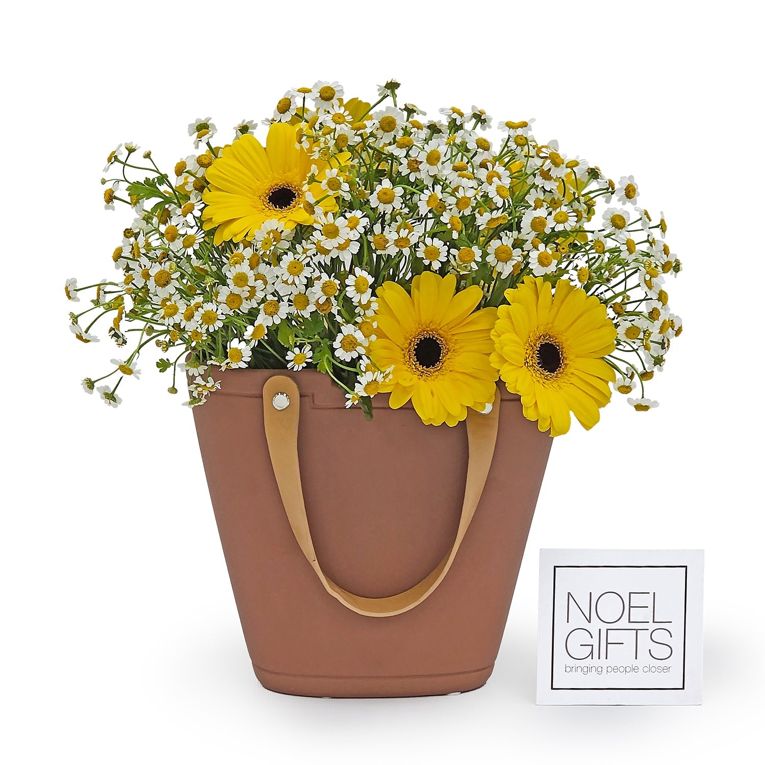 Sunshine Companion Table Florals - Brown