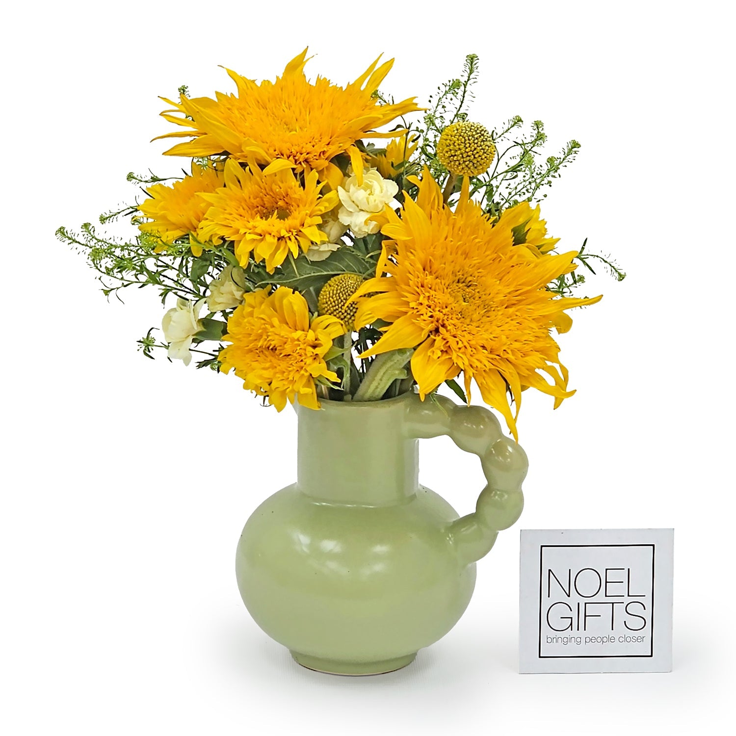 Golden Canvas Table Florals - Classic