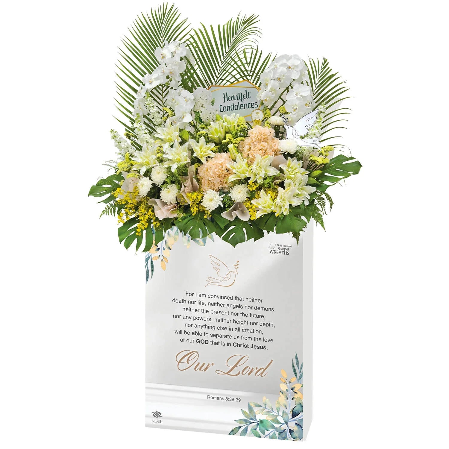 Romans 8:38-39 Condolence Flowers