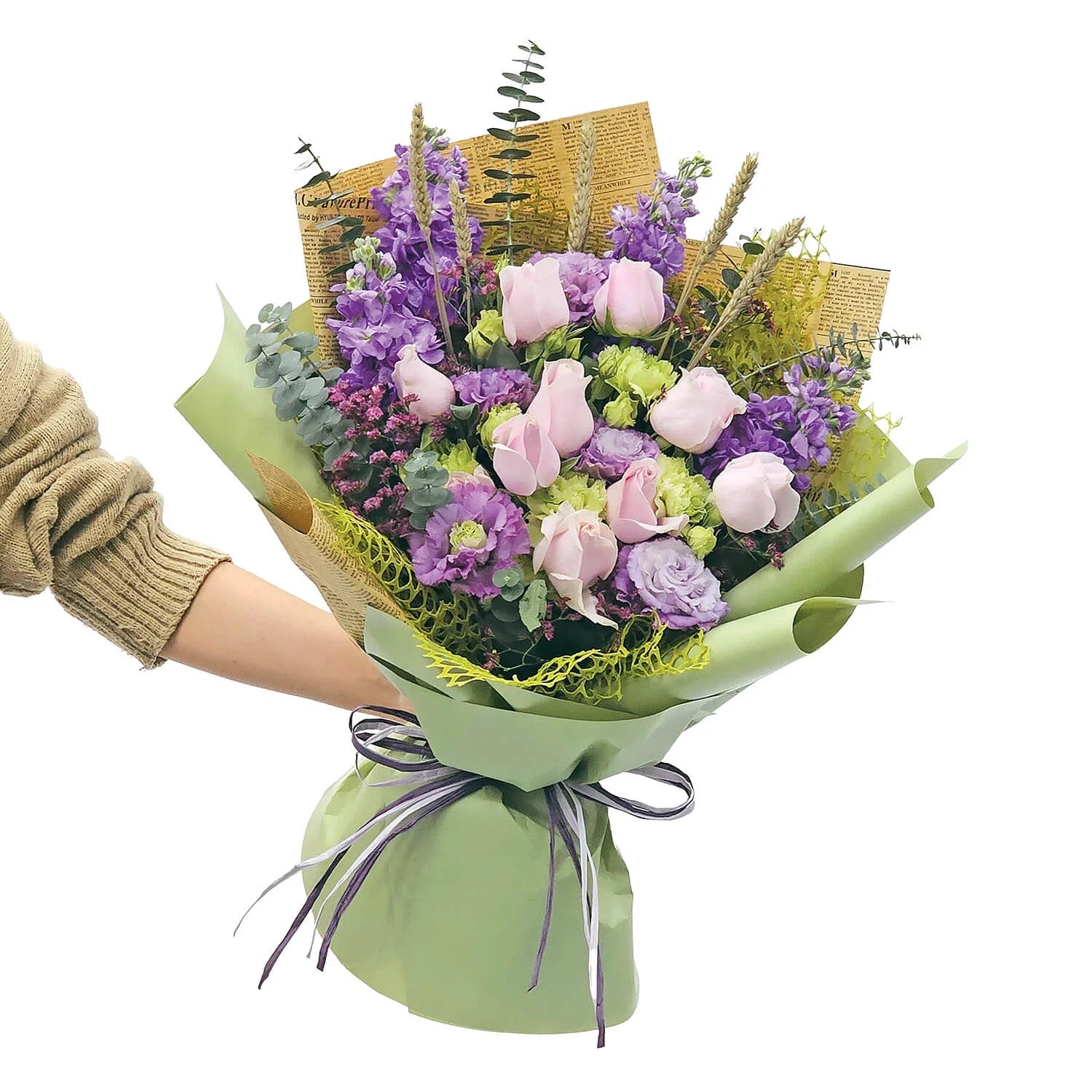 Lilac Embrace Flower Bouquet - Classic Size