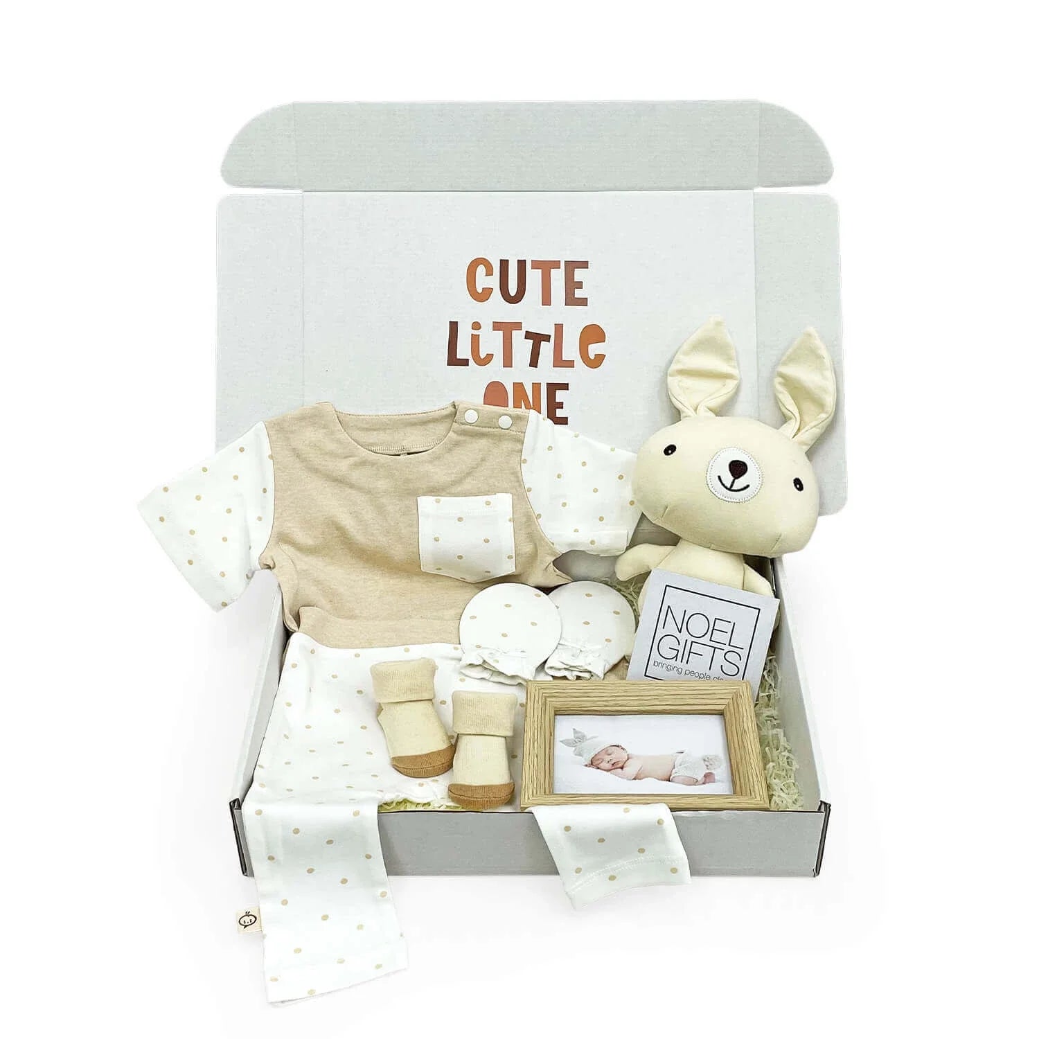 Newborn Natural Baby Baby Gift (Polka Dots Clothes Set)