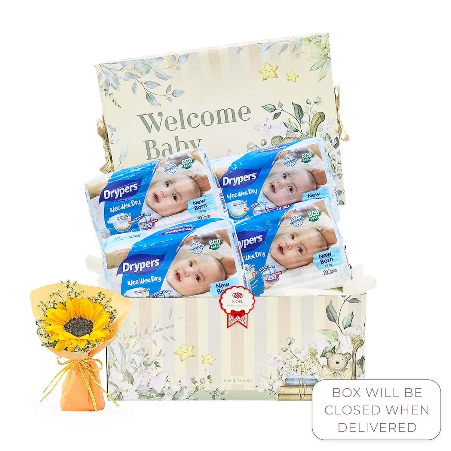 Newborn Perfect Gifts Baby Gift (Drypers Wee Wee Dry Newborn Diapers)