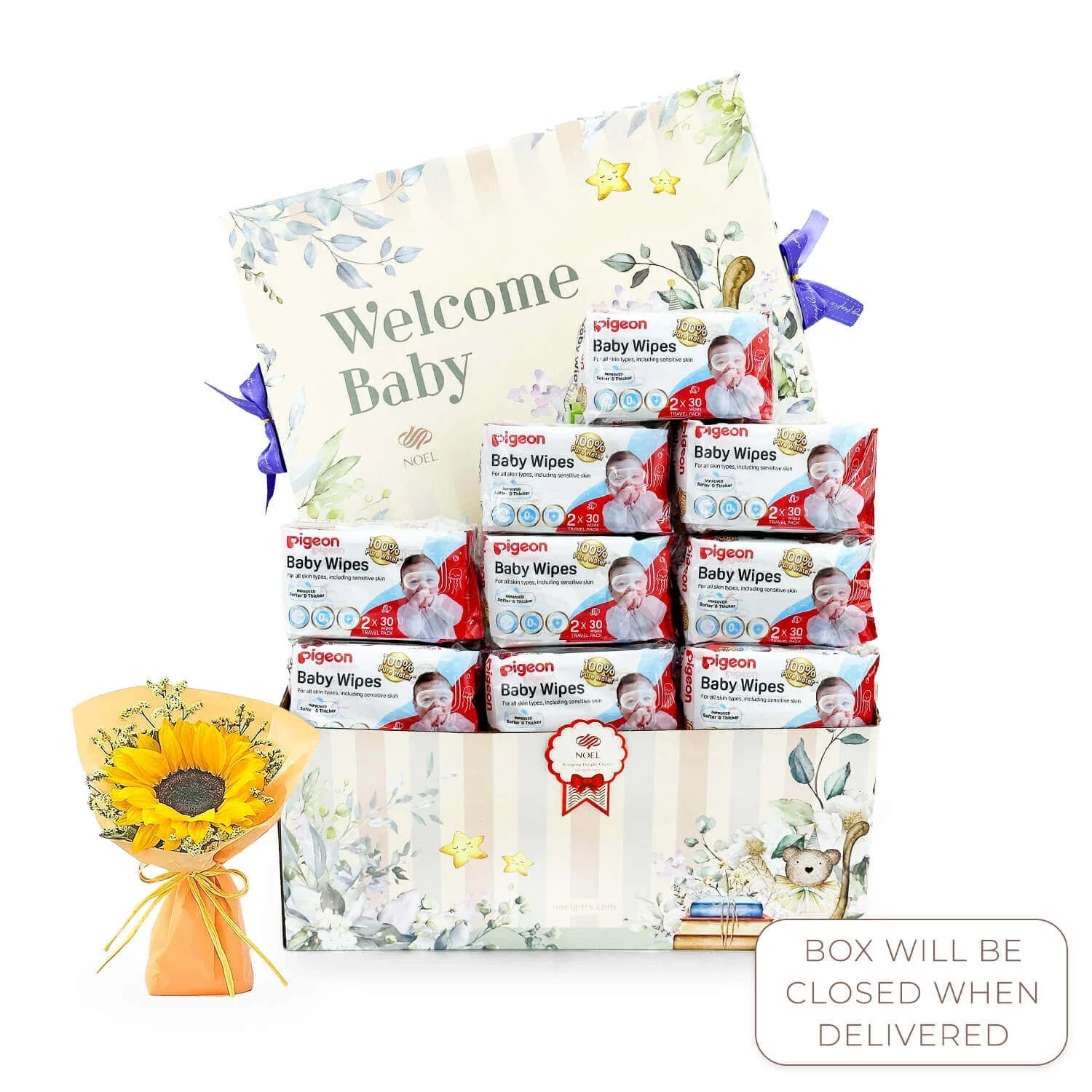 Newborn Perfect Gifts Baby Gift (Pigeon Baby Water Based Wipes)