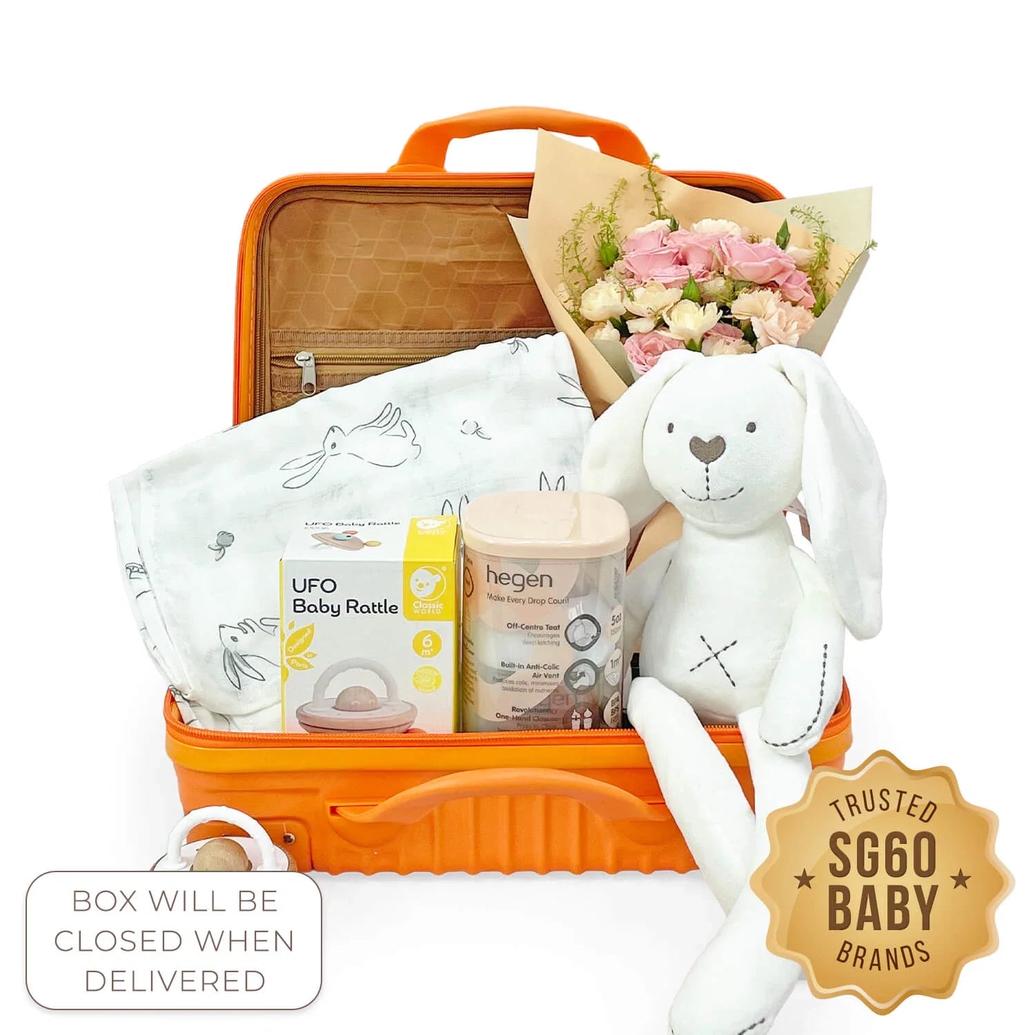 Newborn We Cherish Baby Gift (Hegen PCTO Feeding Bottle PPSU with Slow Flow Teat)