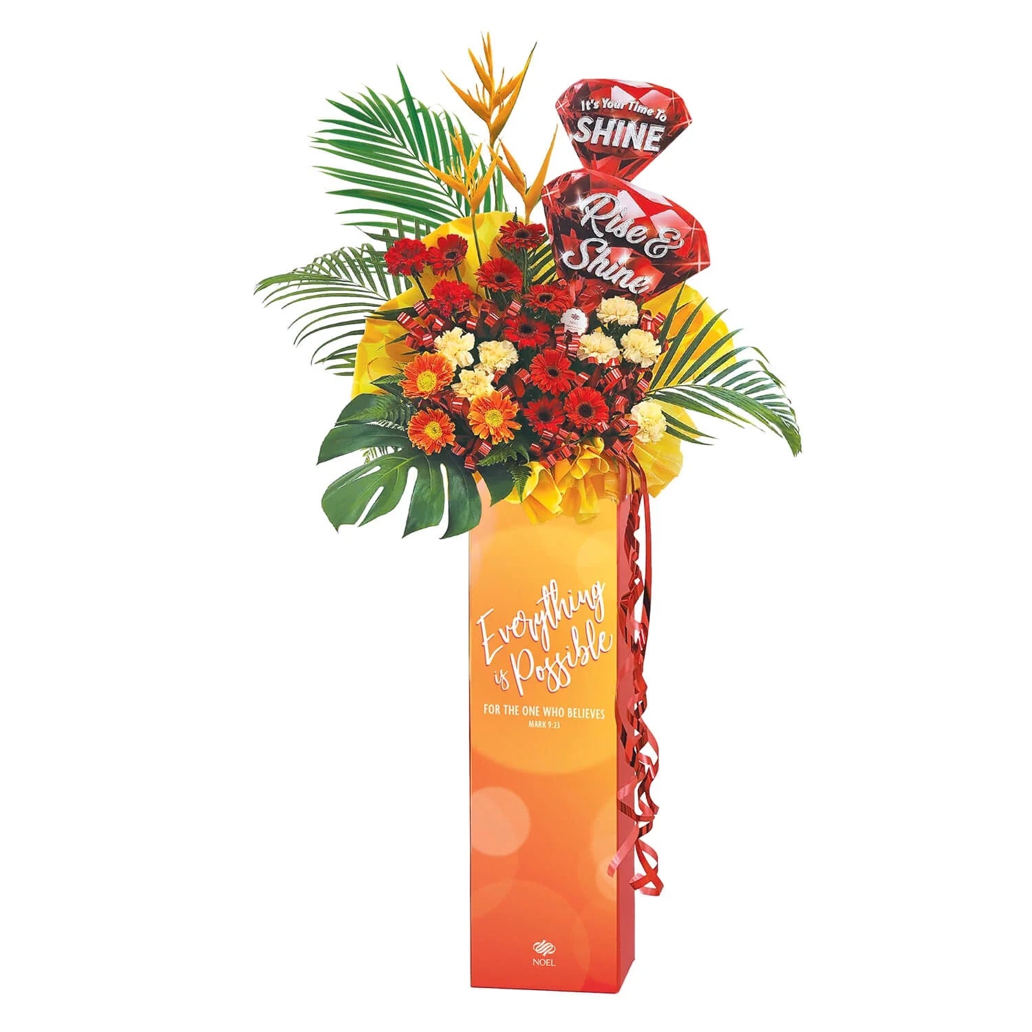 Shining Success Congratulatory Flower Stand