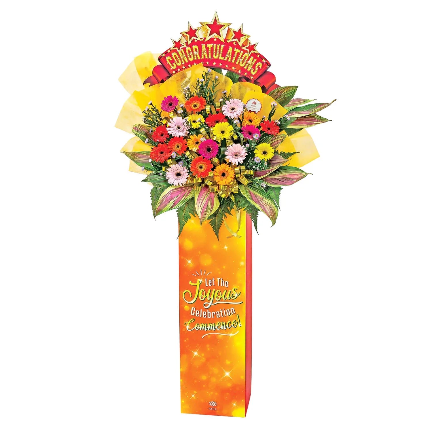 Vivid Celebrations Congratulatory Flower Stand