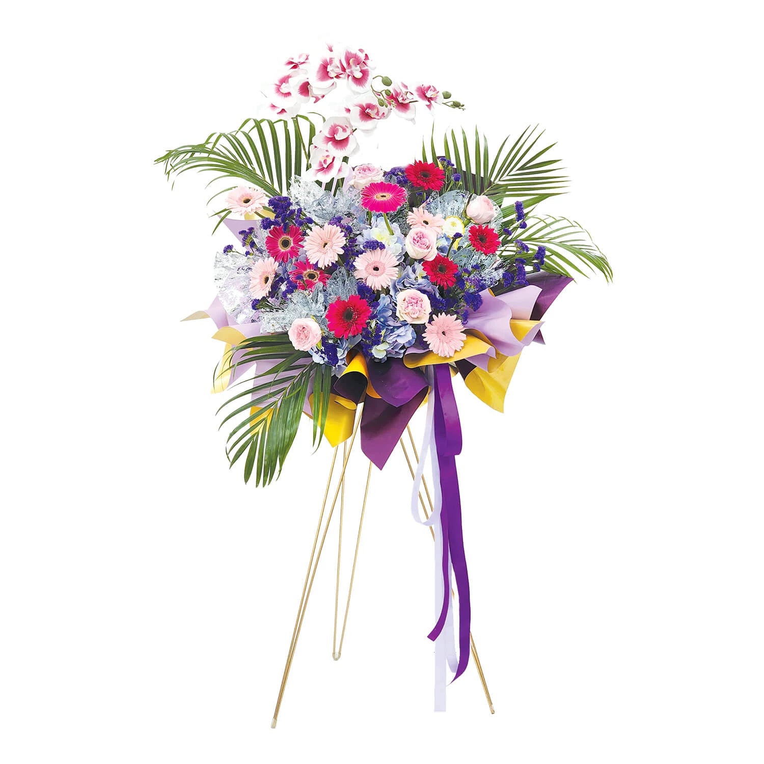 Velvet Luxe Congratulatory Flower Stand