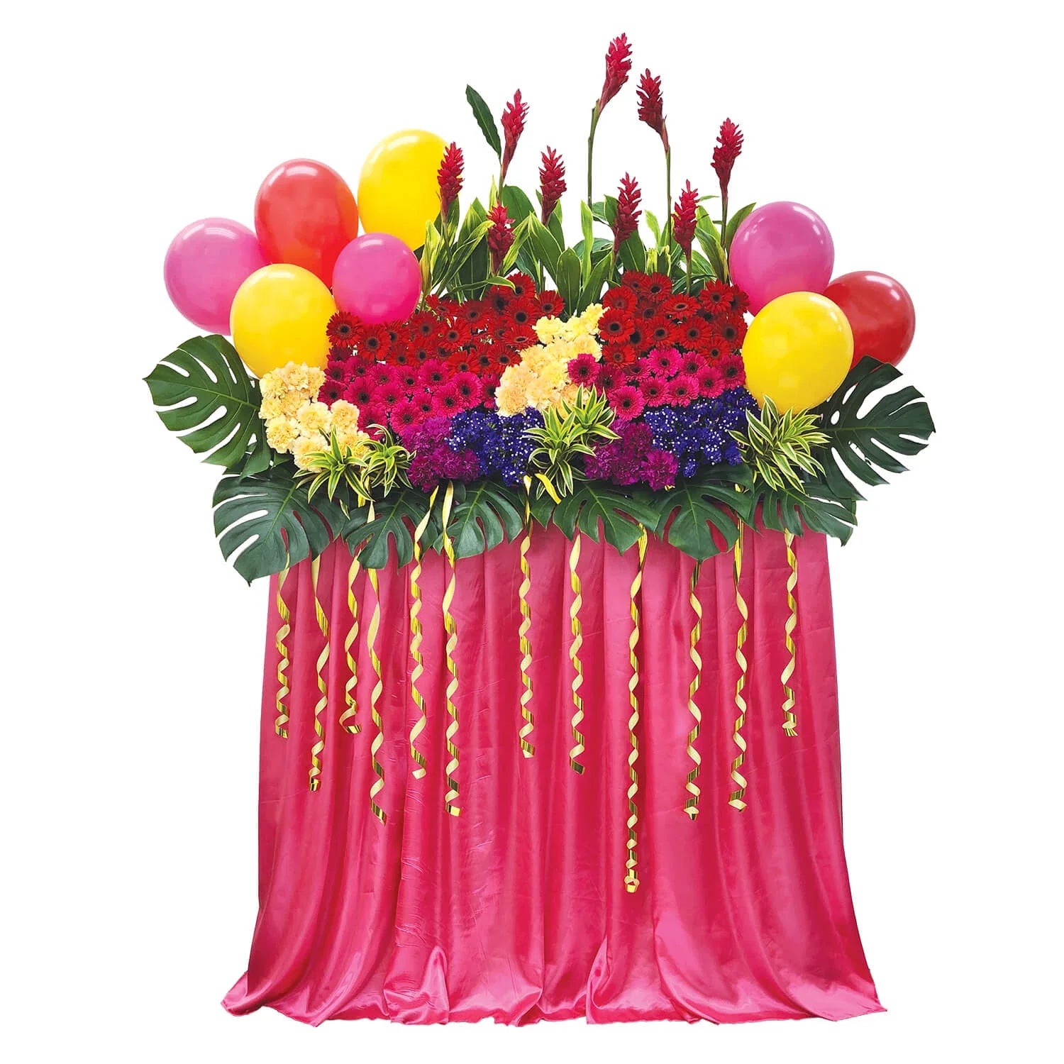 Radiant Success Congratulatory Deluxe Flower Stand