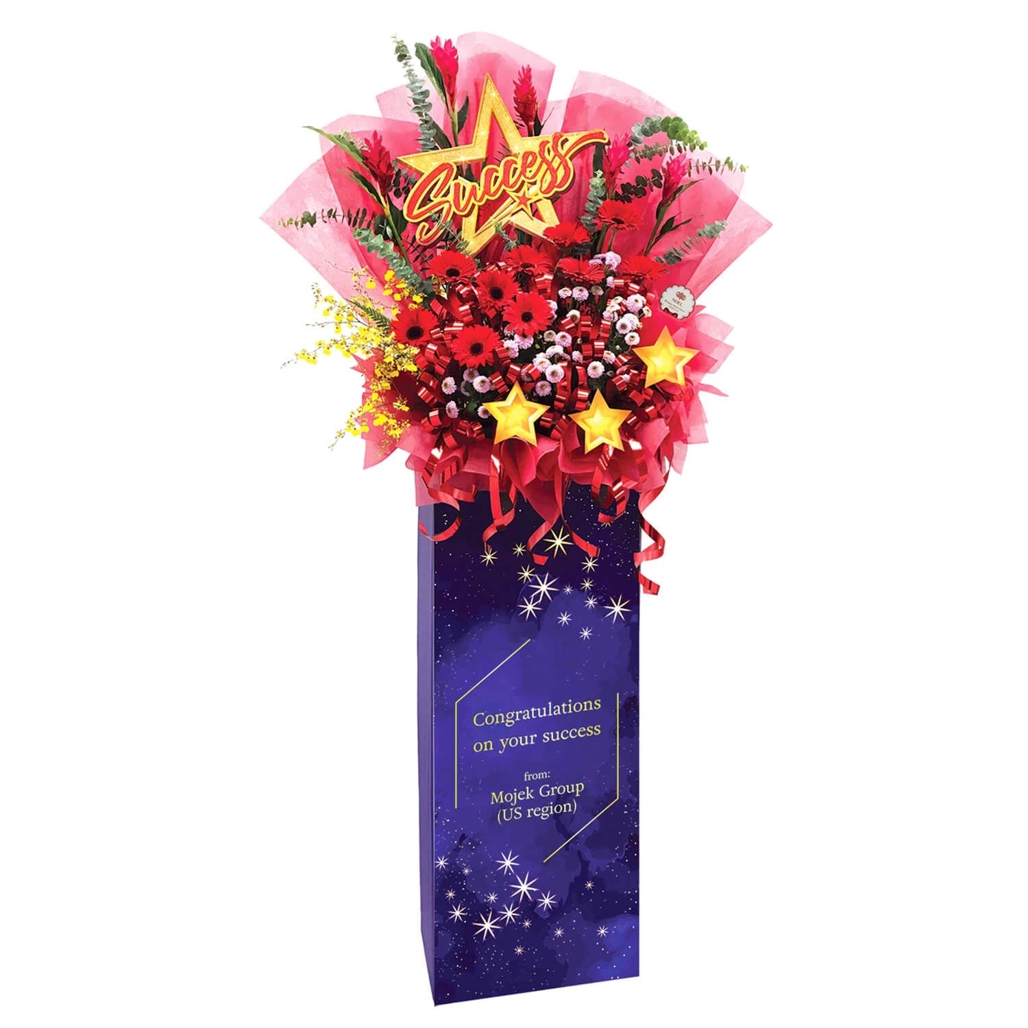 Blooming Elegance Congratulatory Flower Stand