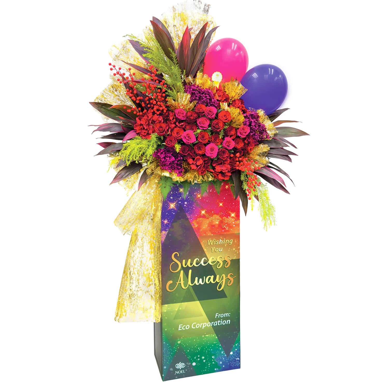 Blooming Success Congratulatory Flower Stand