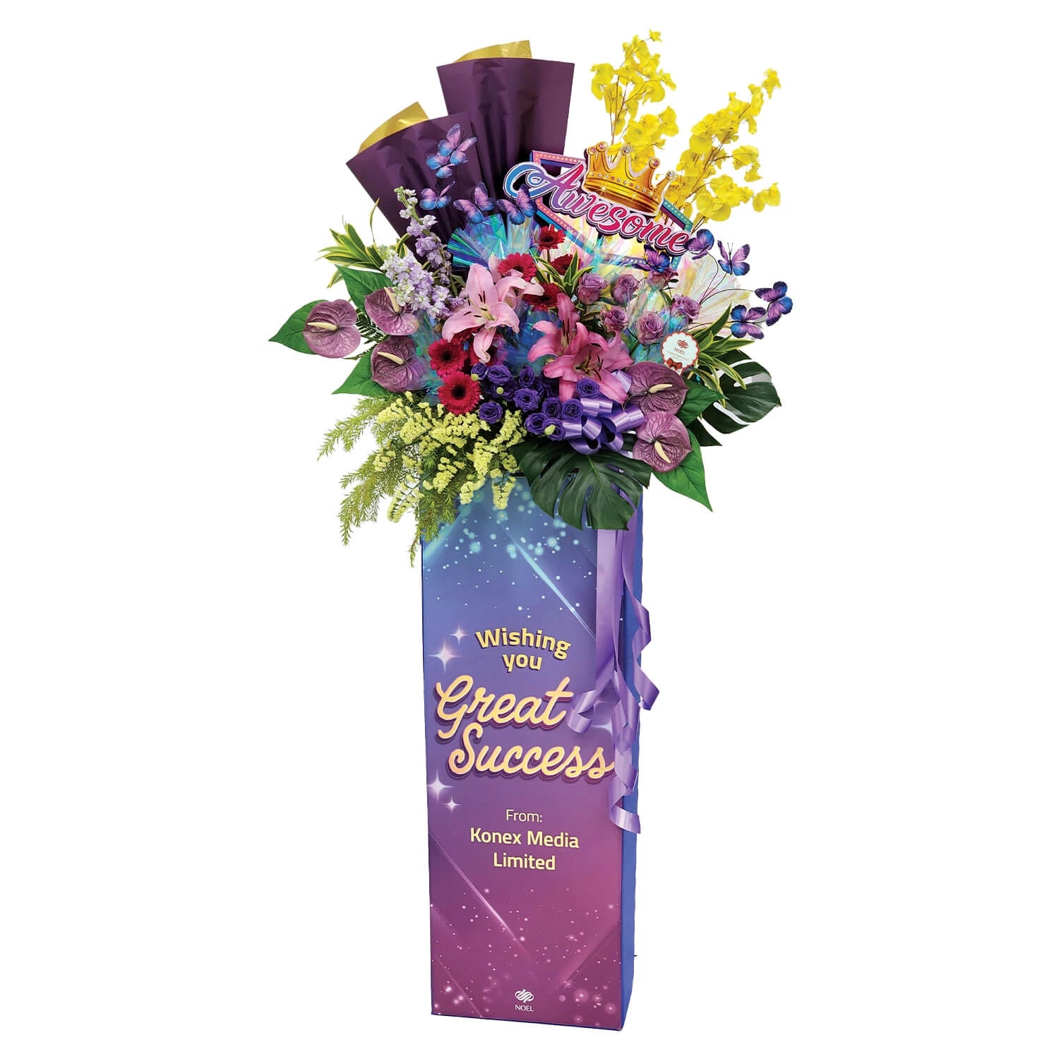 Briliant Success Congratulatory Flower Stand