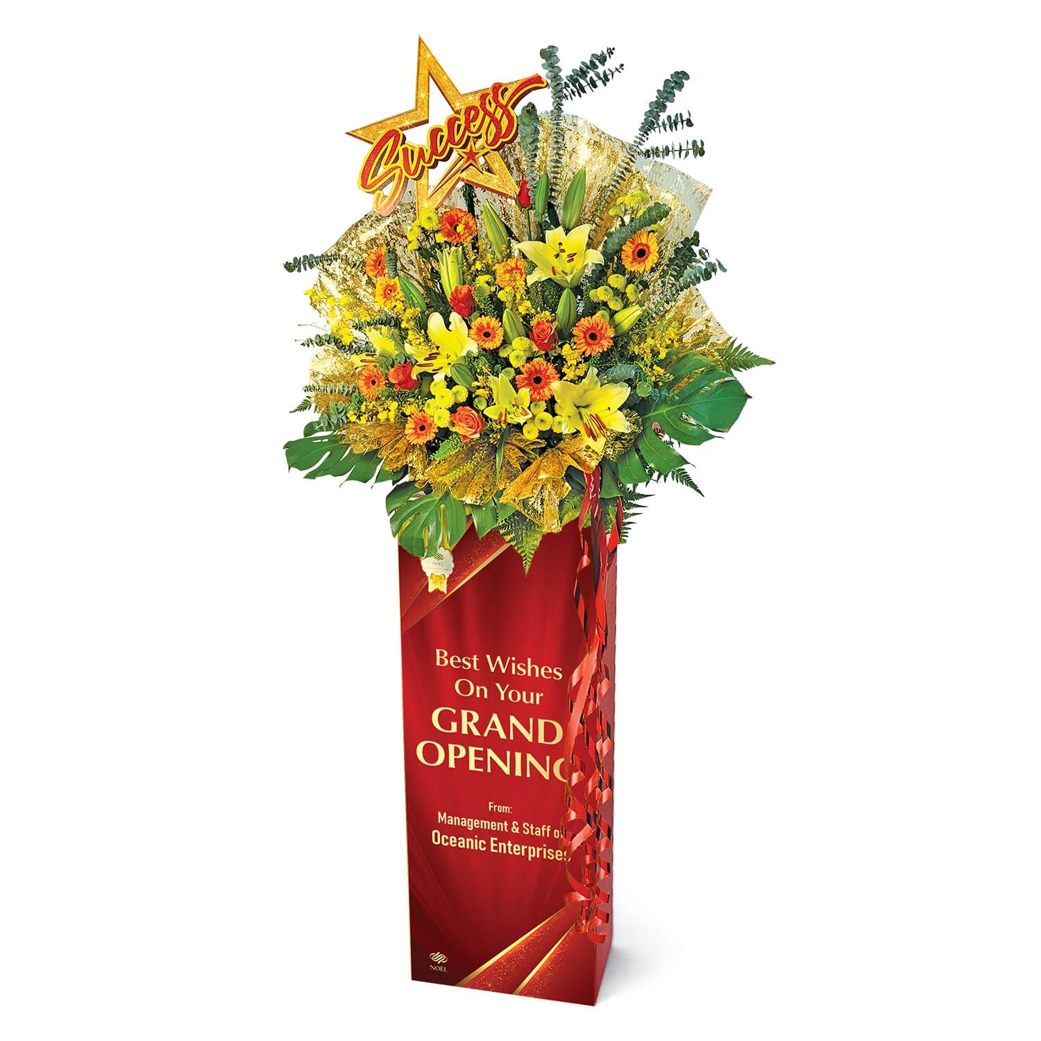 Grand Celebration Congratulatory Flower Stand