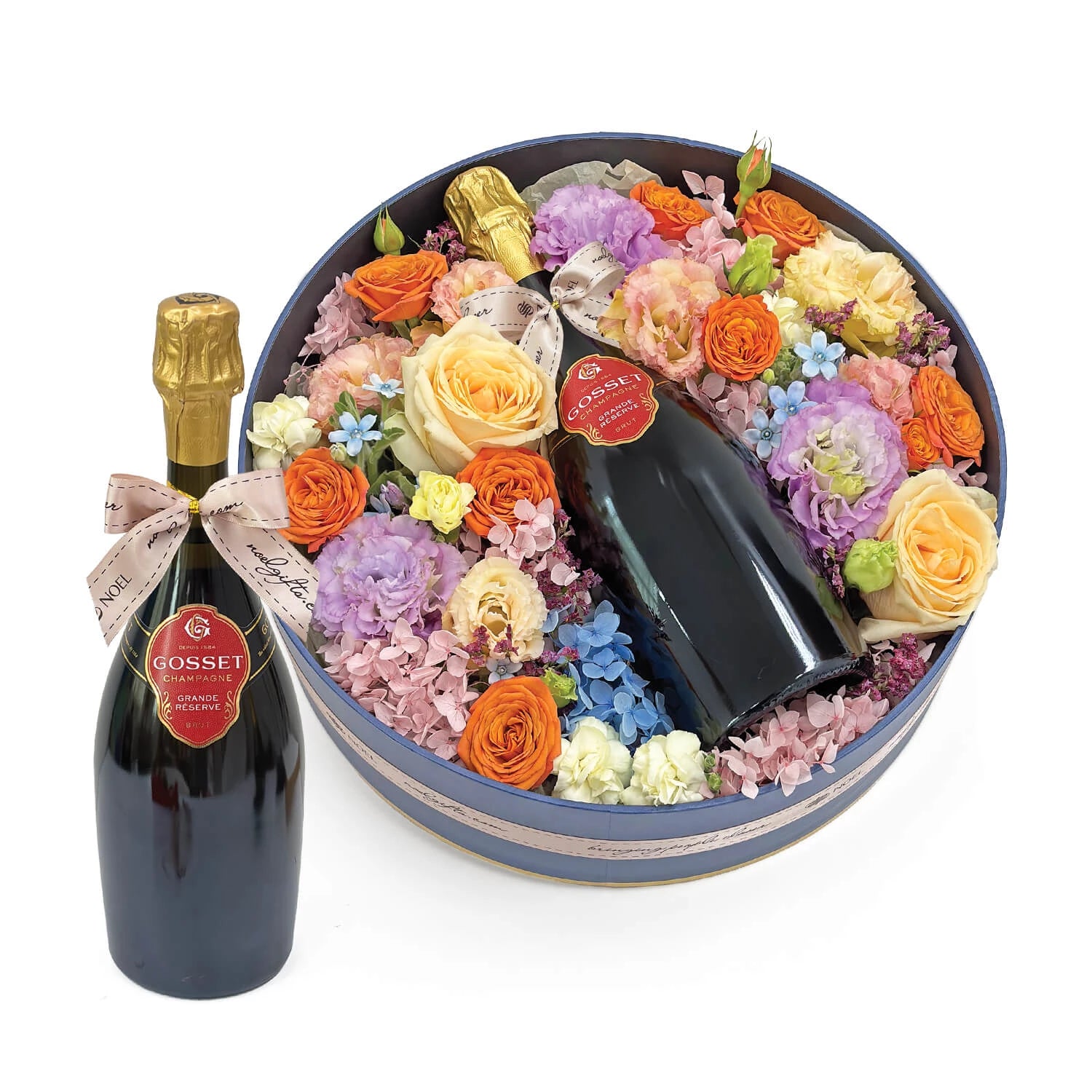Gosset Grande Reserve Brut Champagne Toast Wine Hamper Gift