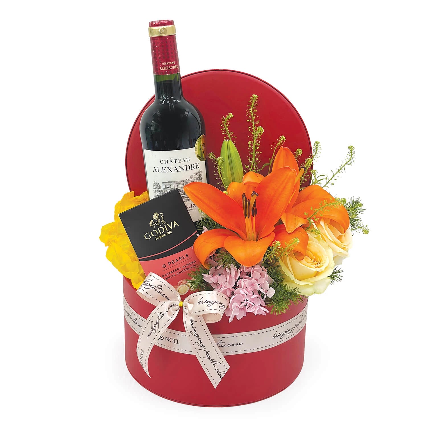 Perfect Pairing Chateau Alexandre Bordeaux AOC Rouge Wine Hamper Gift