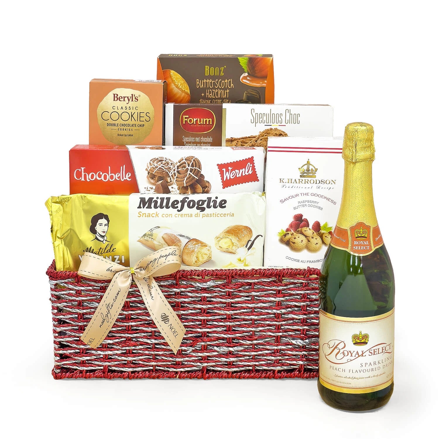 Epicurean Delights Gourmet Food Hamper (with Sparkling Juice)