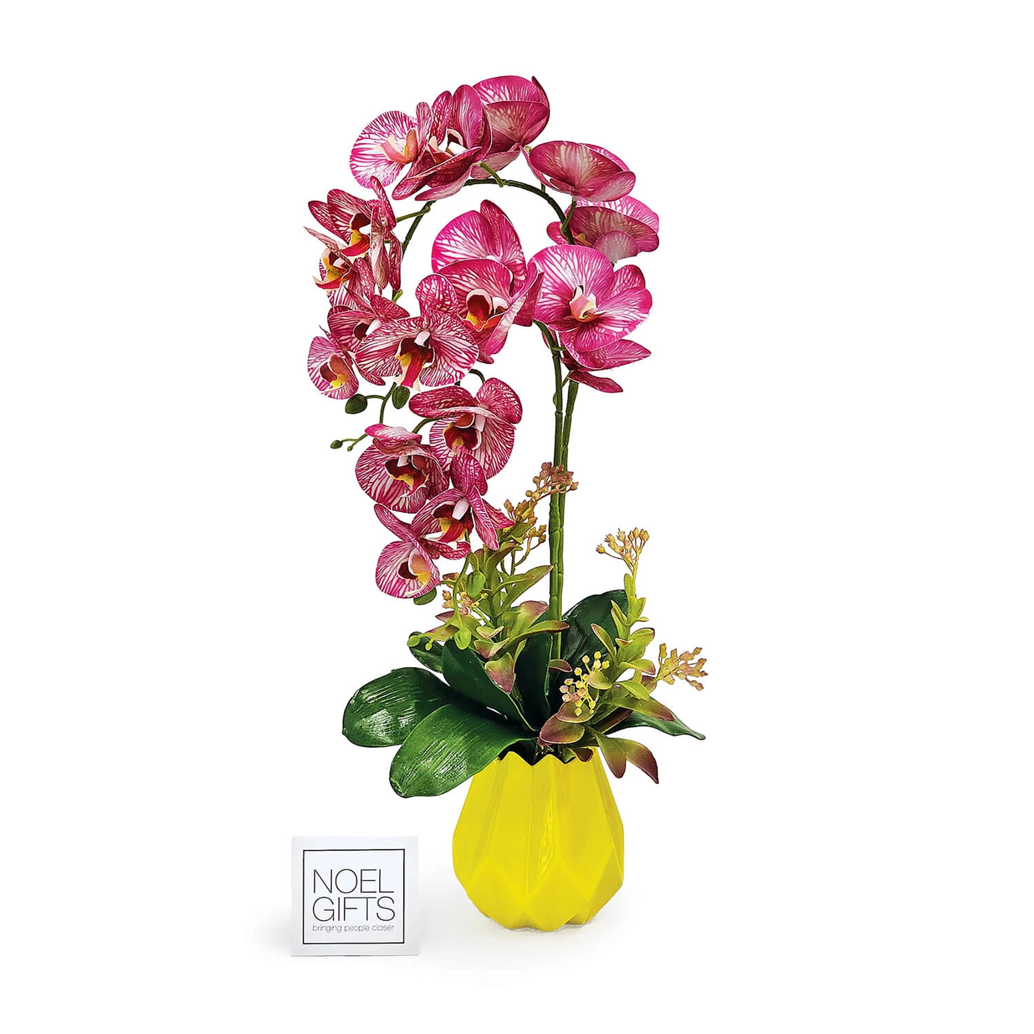 Orchid Amber Artificial Floral