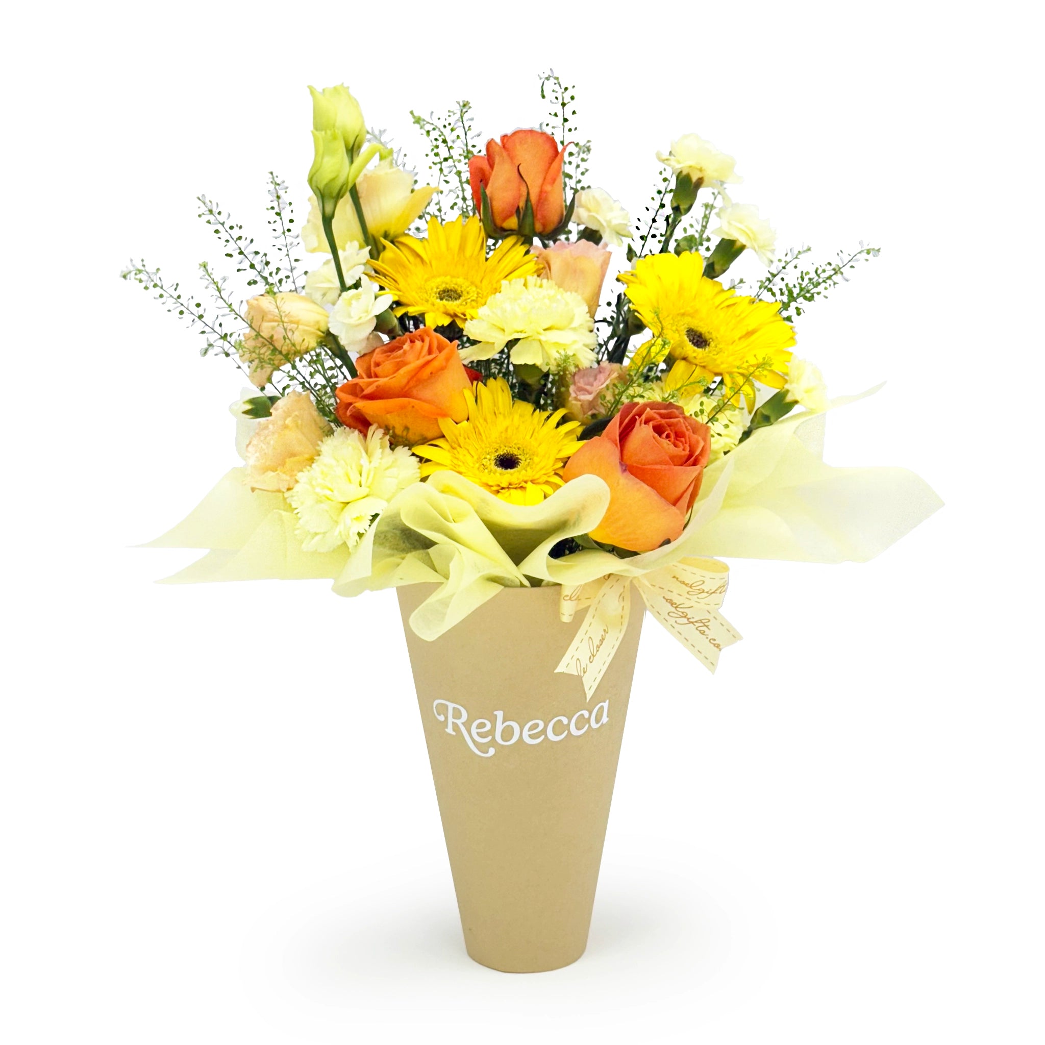 My Sunshine Classic Personalised Flower Bouquet