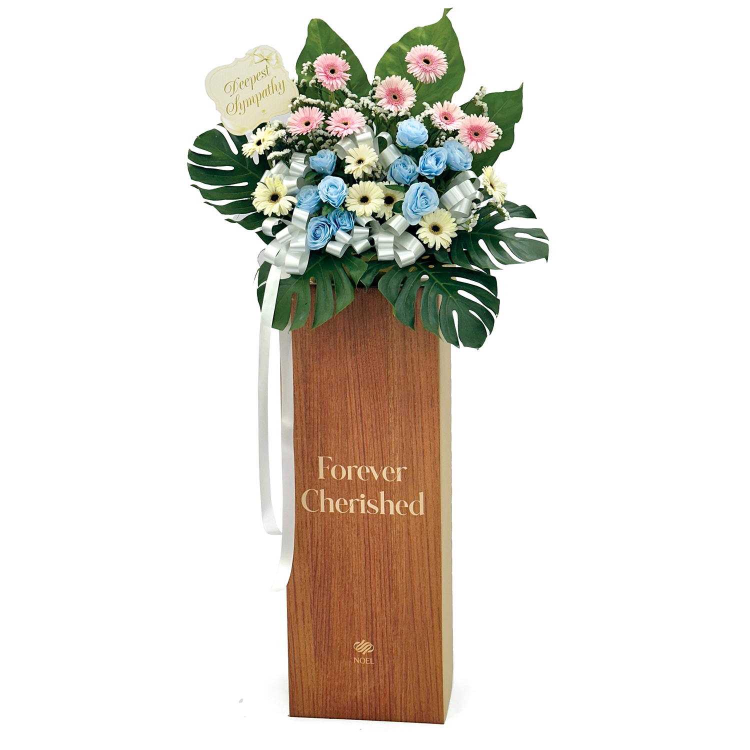 Peaceful Tribute Condolence Flower Arrangement