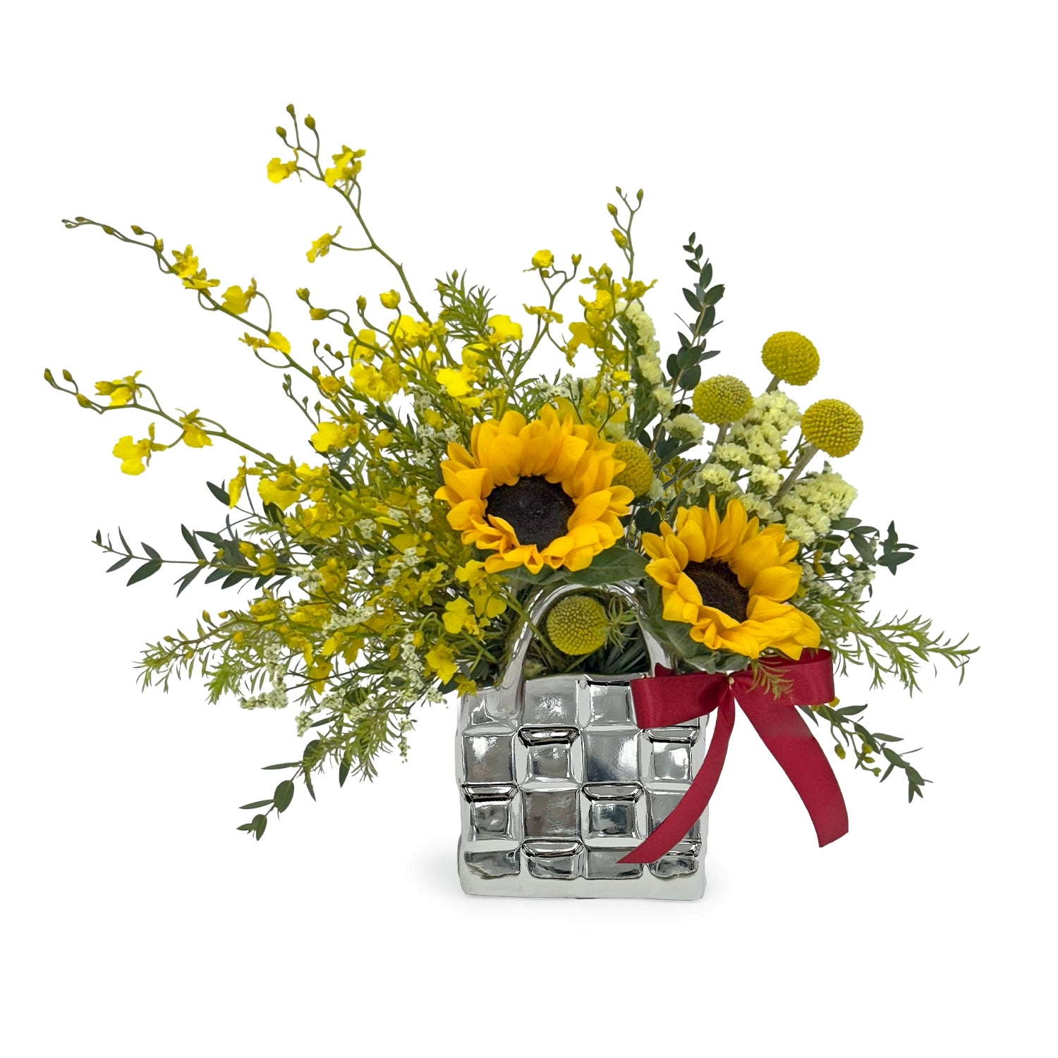 Golden Sunshine Table Florals