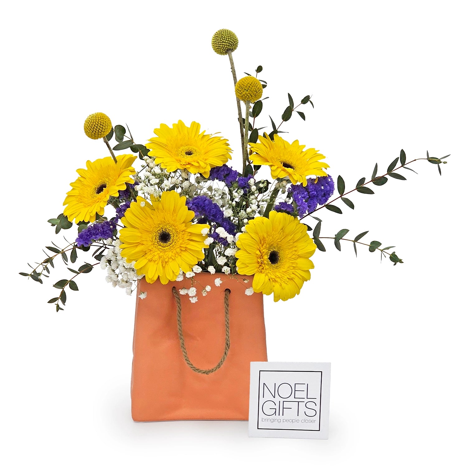 Sunshine Stroll (Orange Vase)