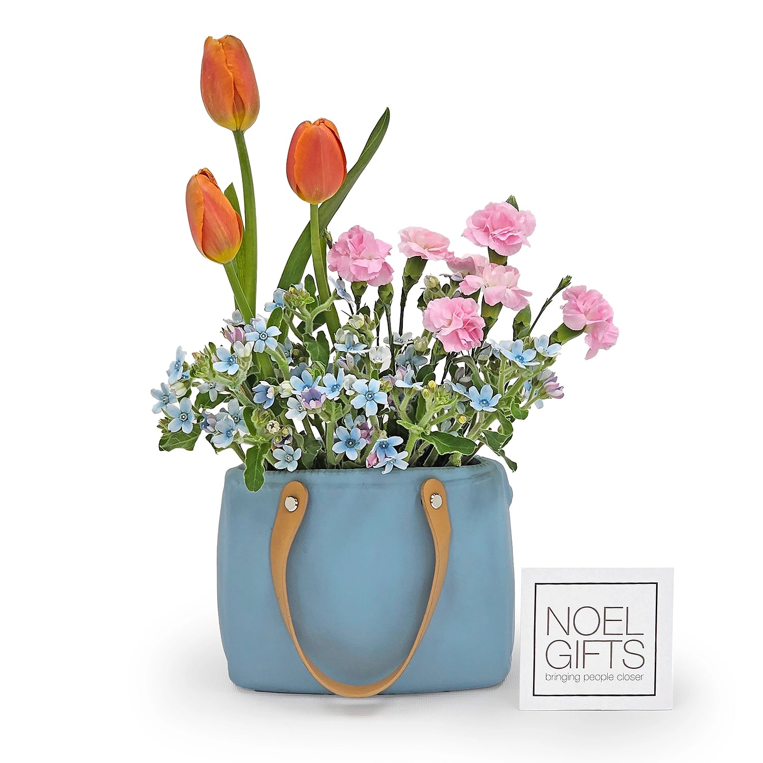 Spring-Kissed Morning Table Florals - Light Blue