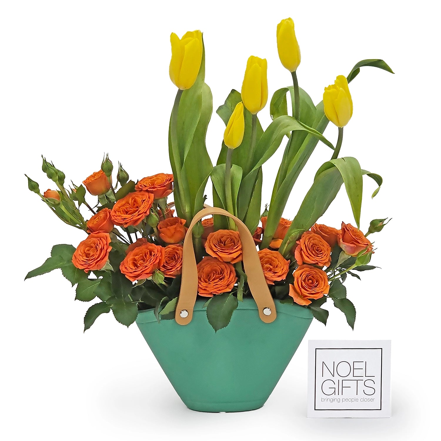 Sage Poem Table Florals - Green Vase