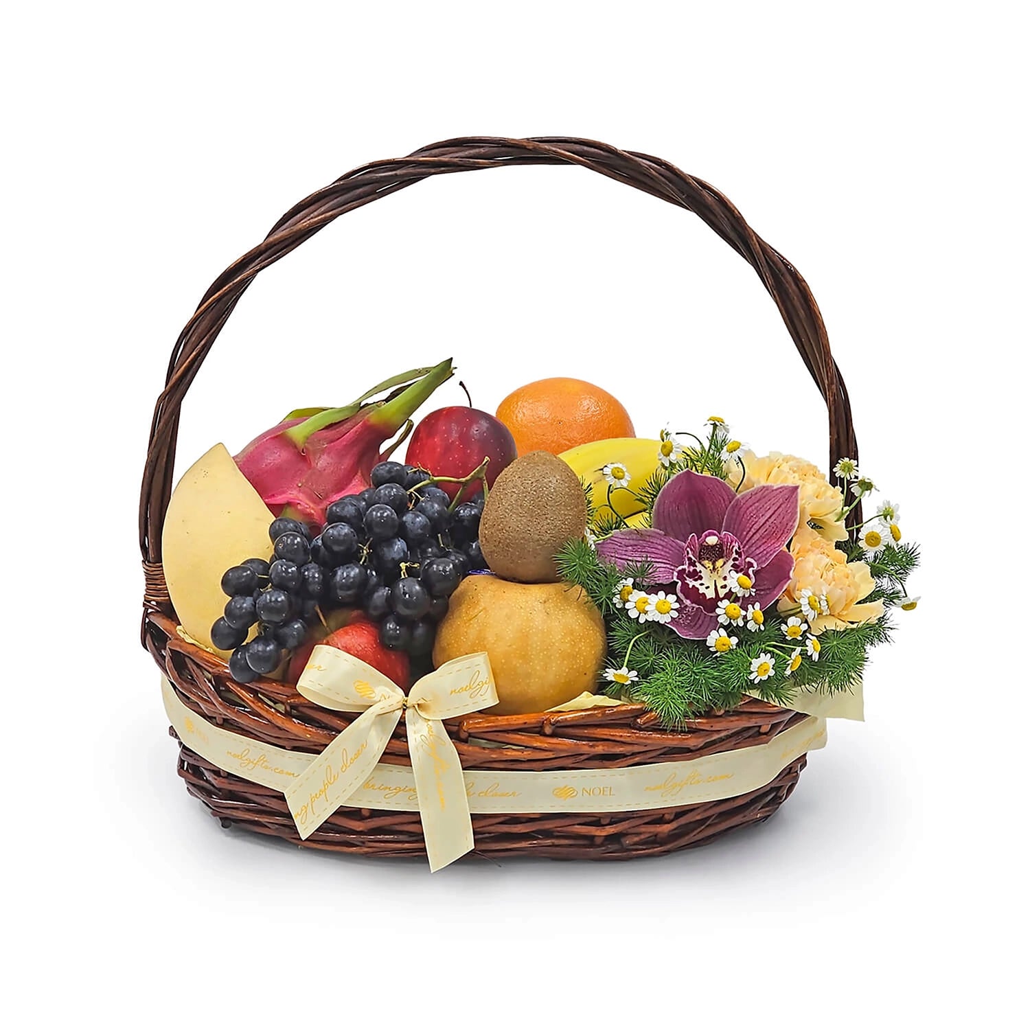 Fruity Vibrance Fresh Fruit Basket Hamper