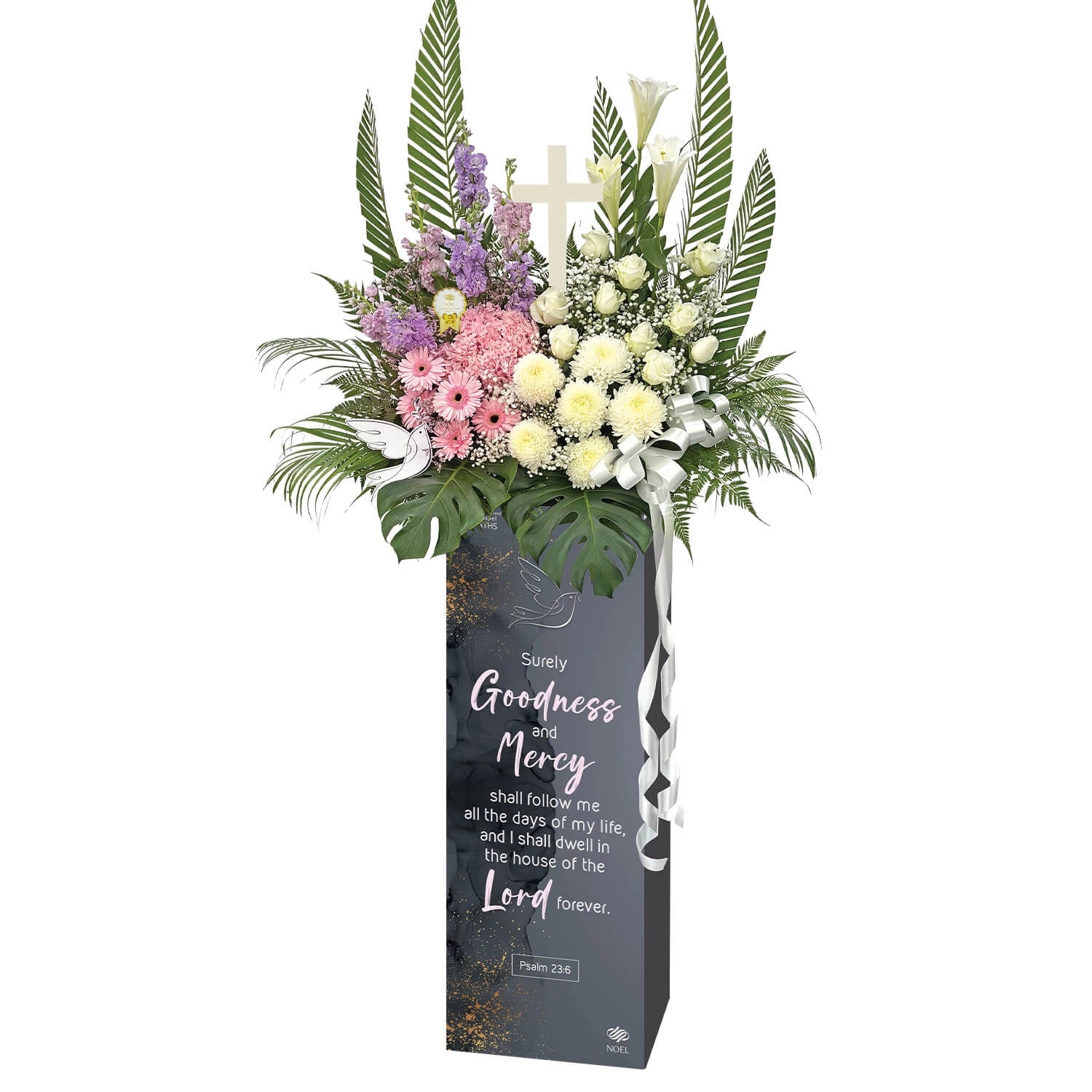 诗篇 23:6 Condolence Flower Arrangement