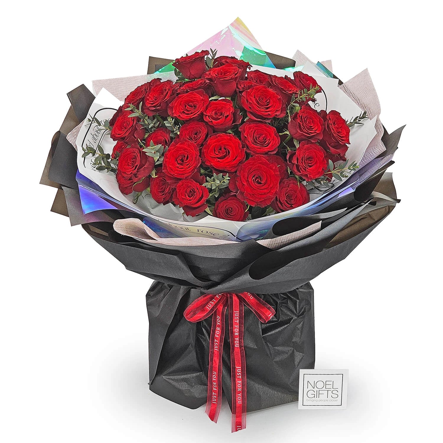 Timeless Devotion Red Rose Flower Bouquet - 48 Stalks