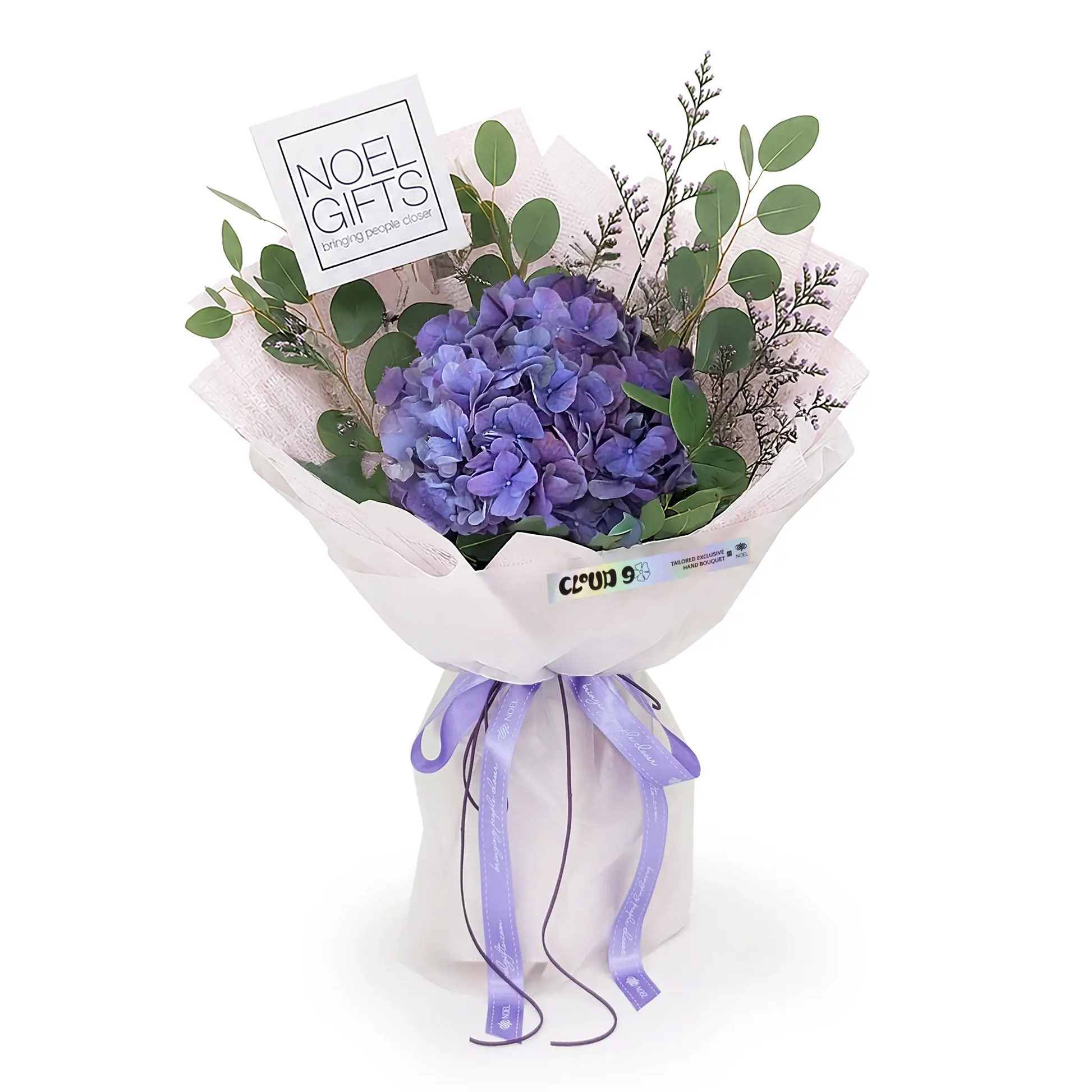 Twilight Dreamer Petite Purple Flower Bouquet with Purple Hydrangea